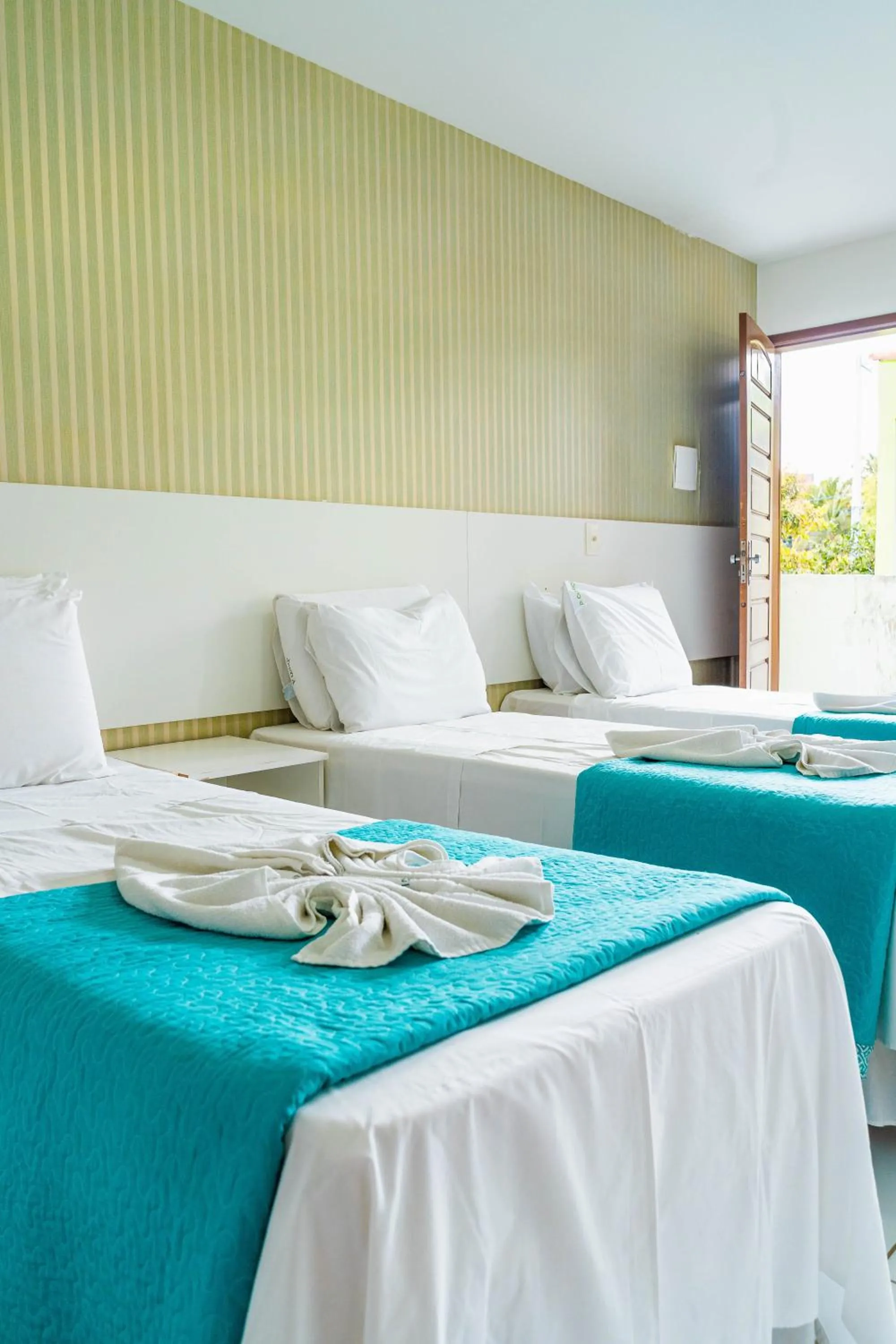 Bed in Pousada Ouriço