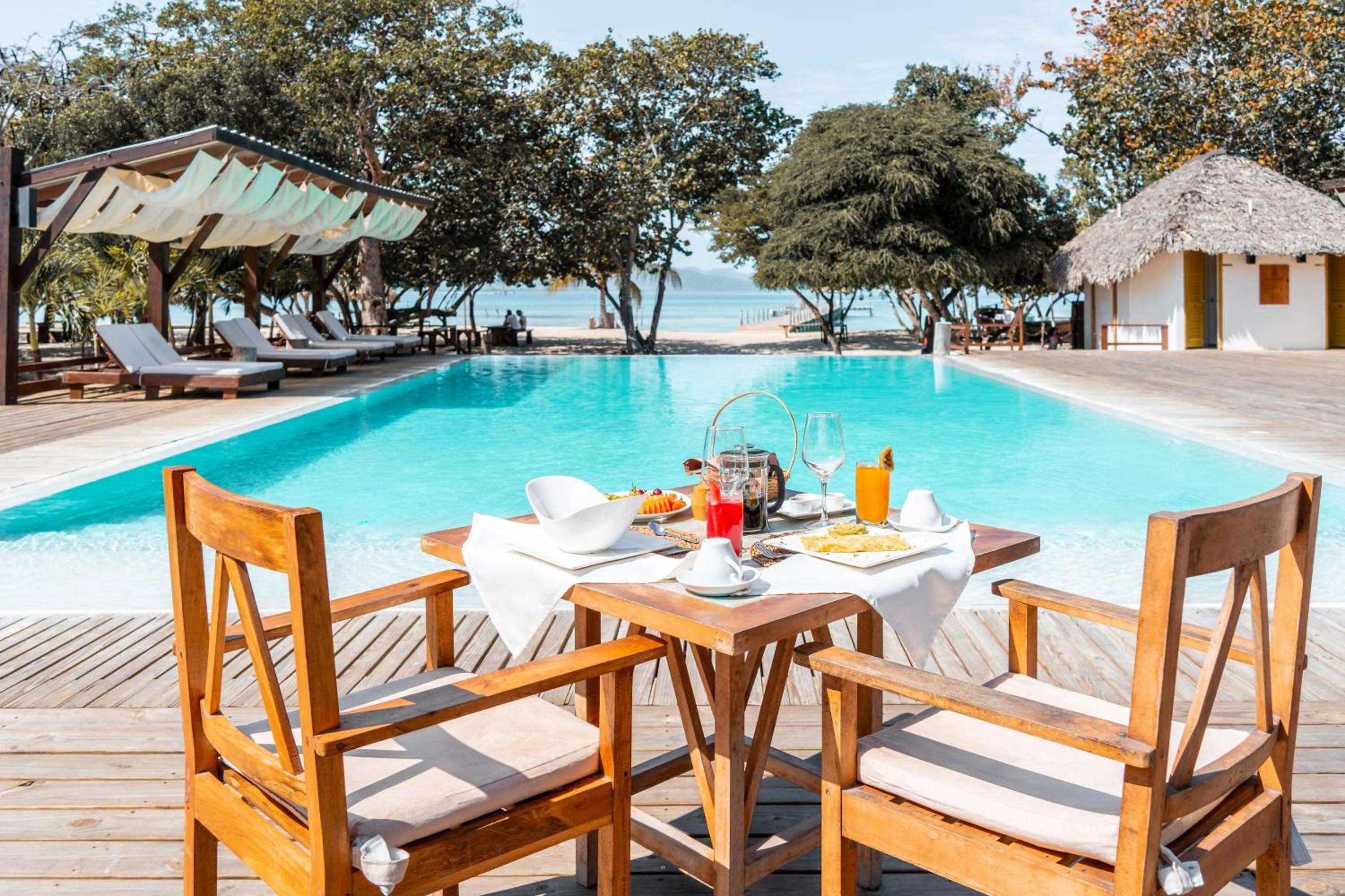 Food and drinks in Punta Rucia Lodge Hotel Boutique & Spa