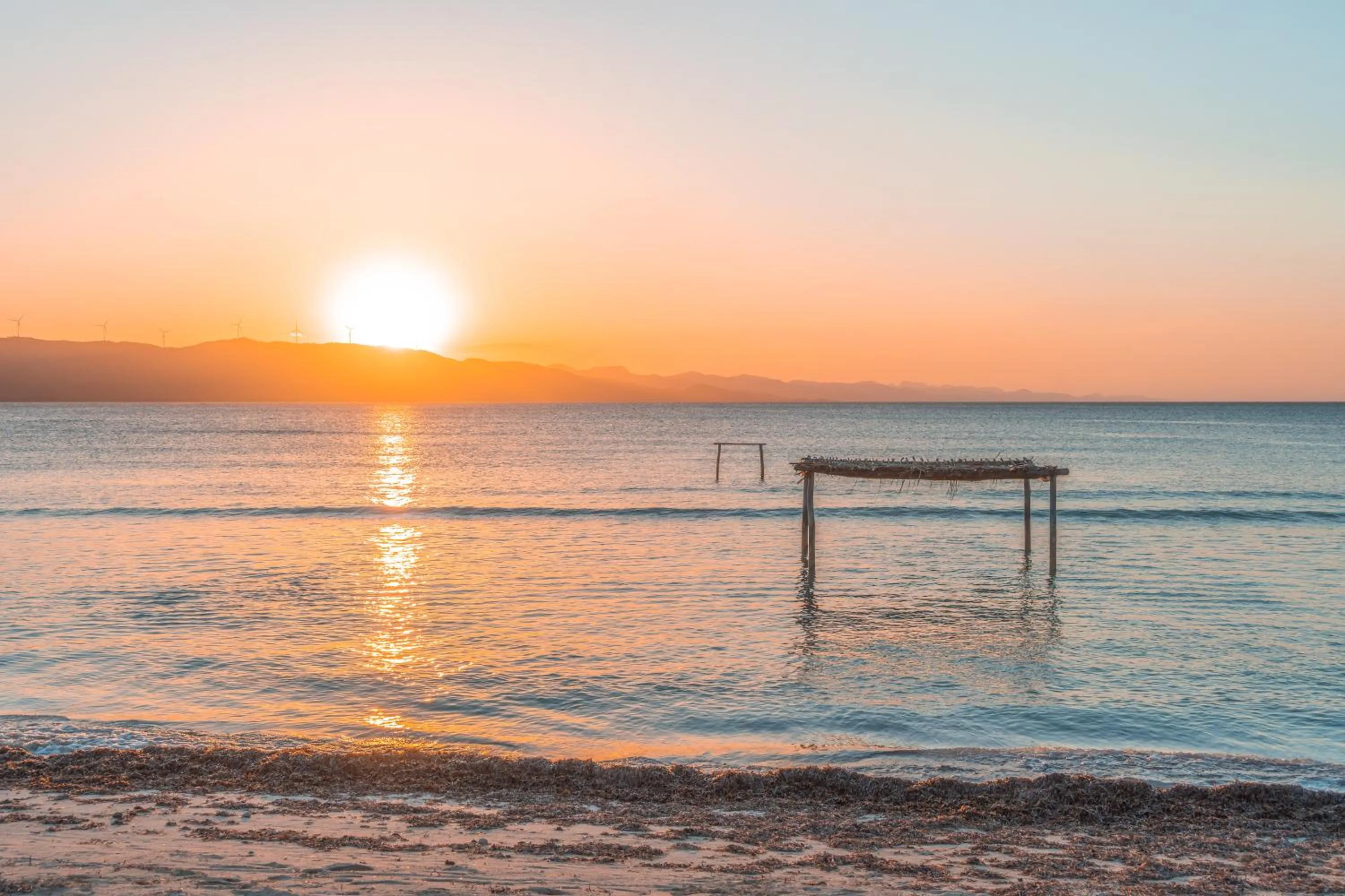 Sunset in Punta Rucia Lodge Hotel Boutique & Spa