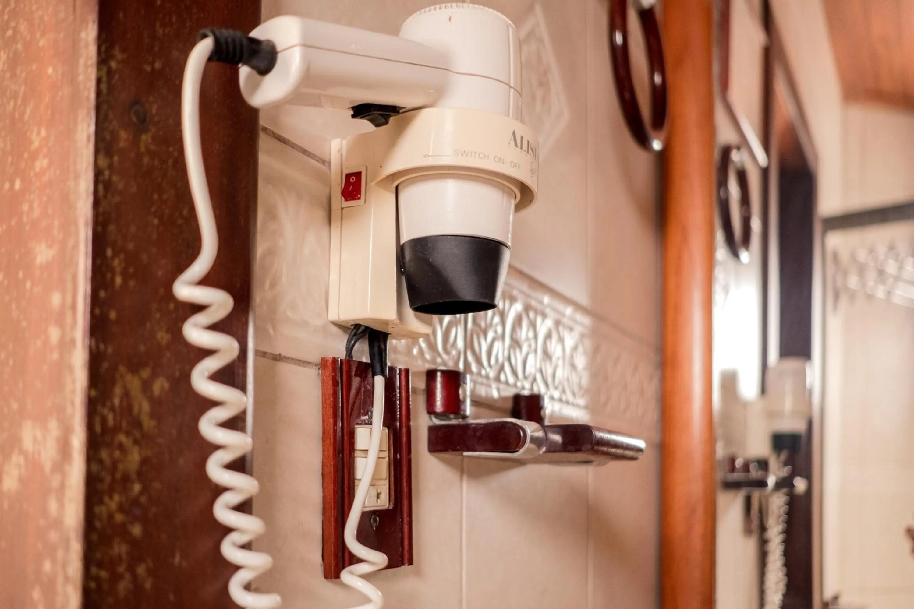 hair dryier in Hotel Porto do Zimbo