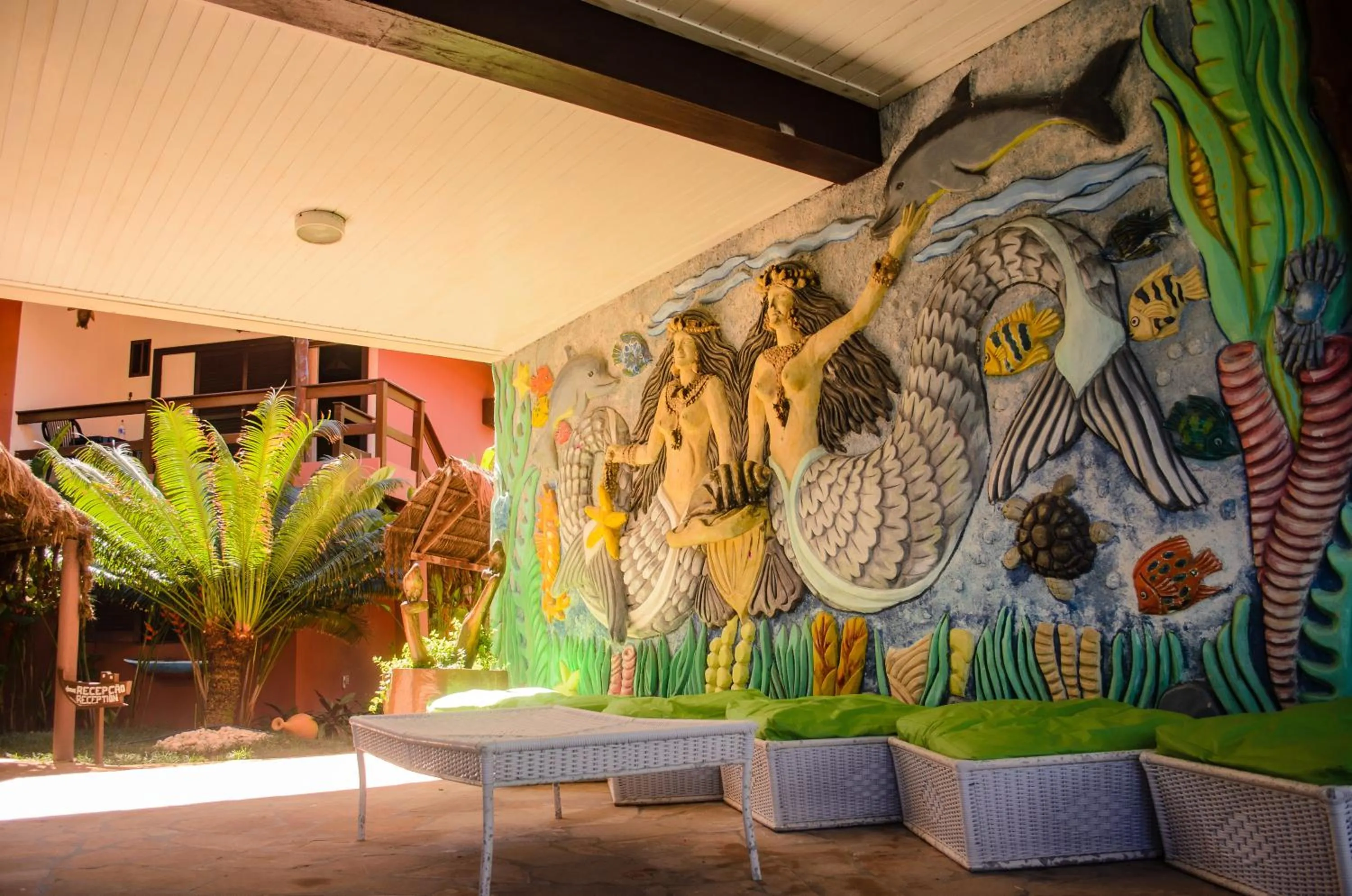 Decorative detail in Hotel Porto do Zimbo