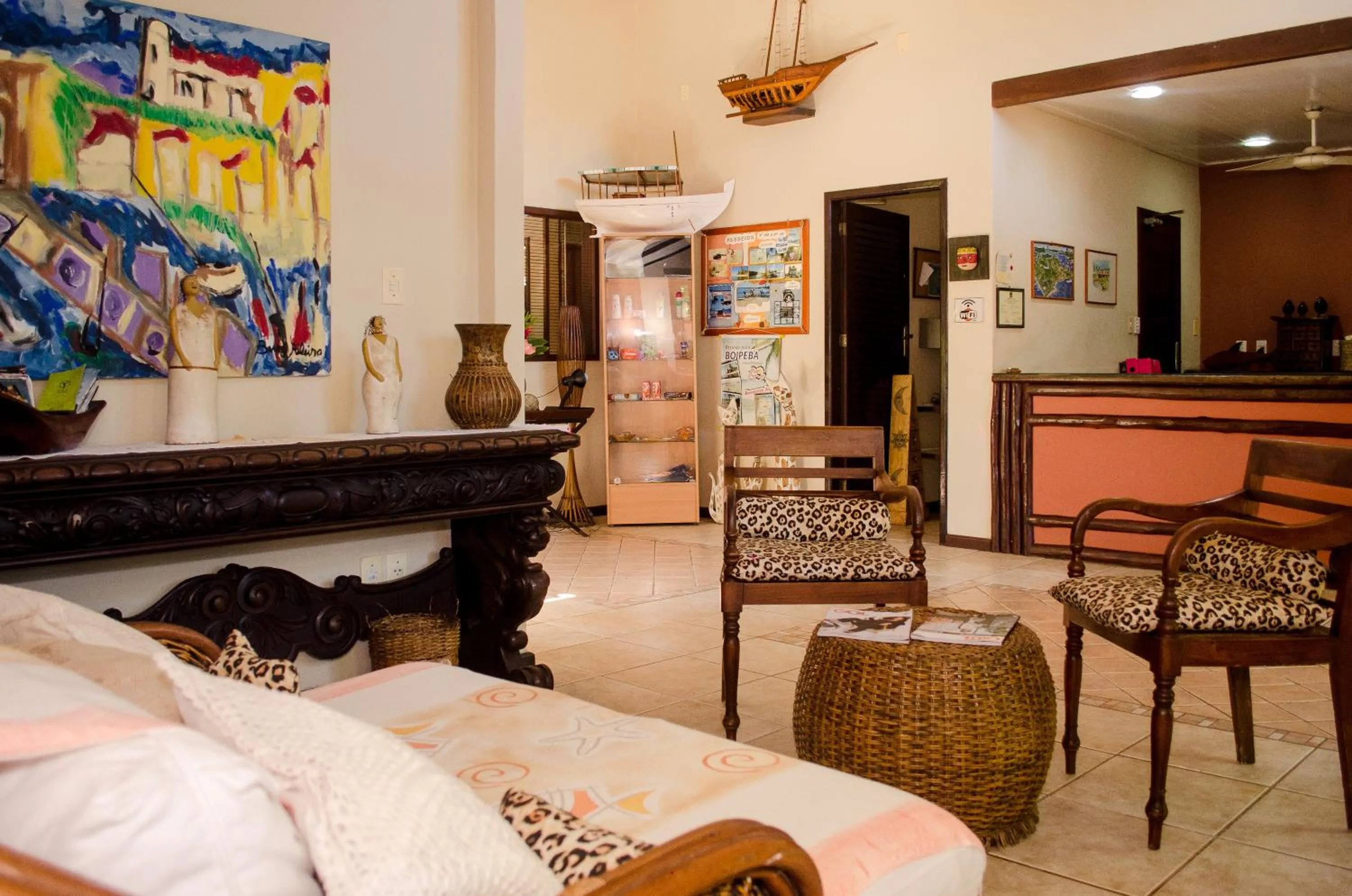 Lobby or reception in Hotel Porto do Zimbo