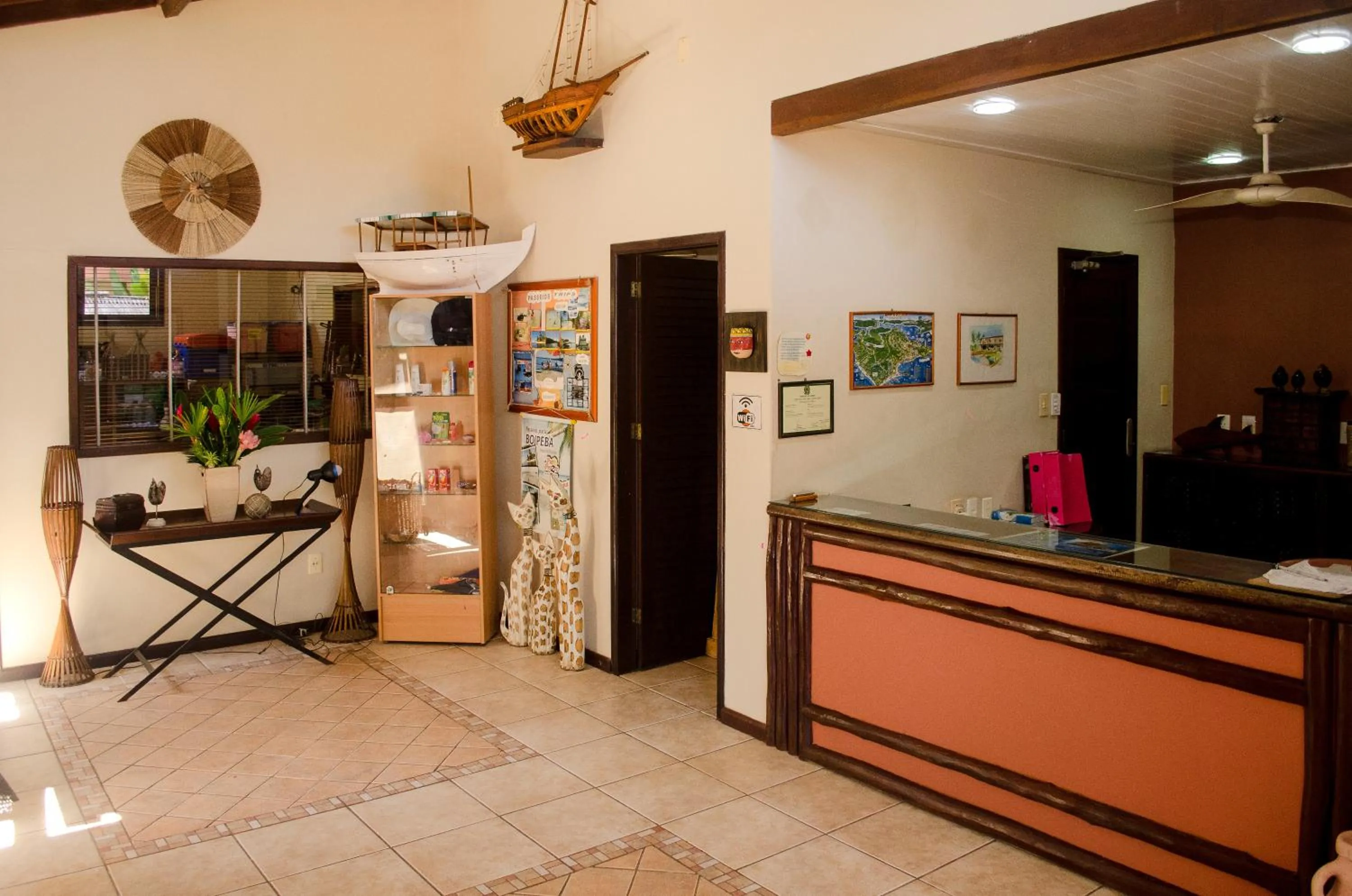 Lobby or reception in Hotel Porto do Zimbo