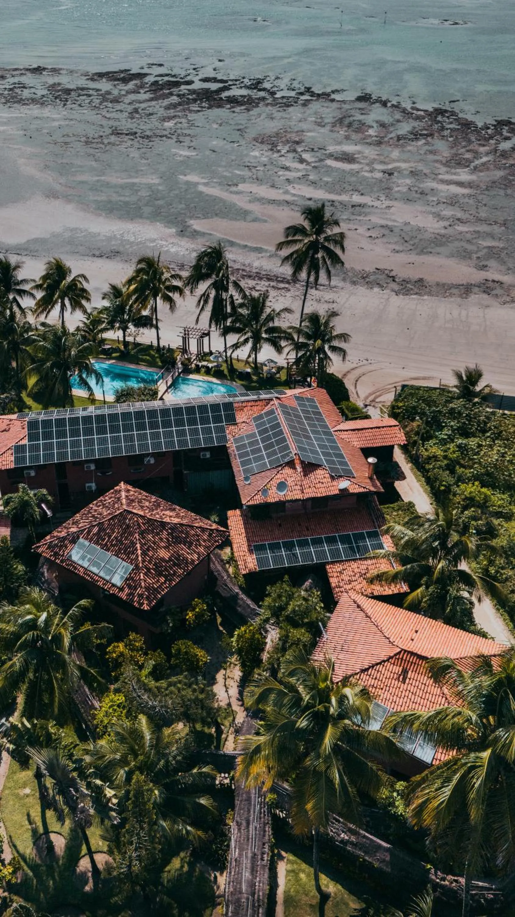 Bird's eye view in Hotel Porto do Zimbo