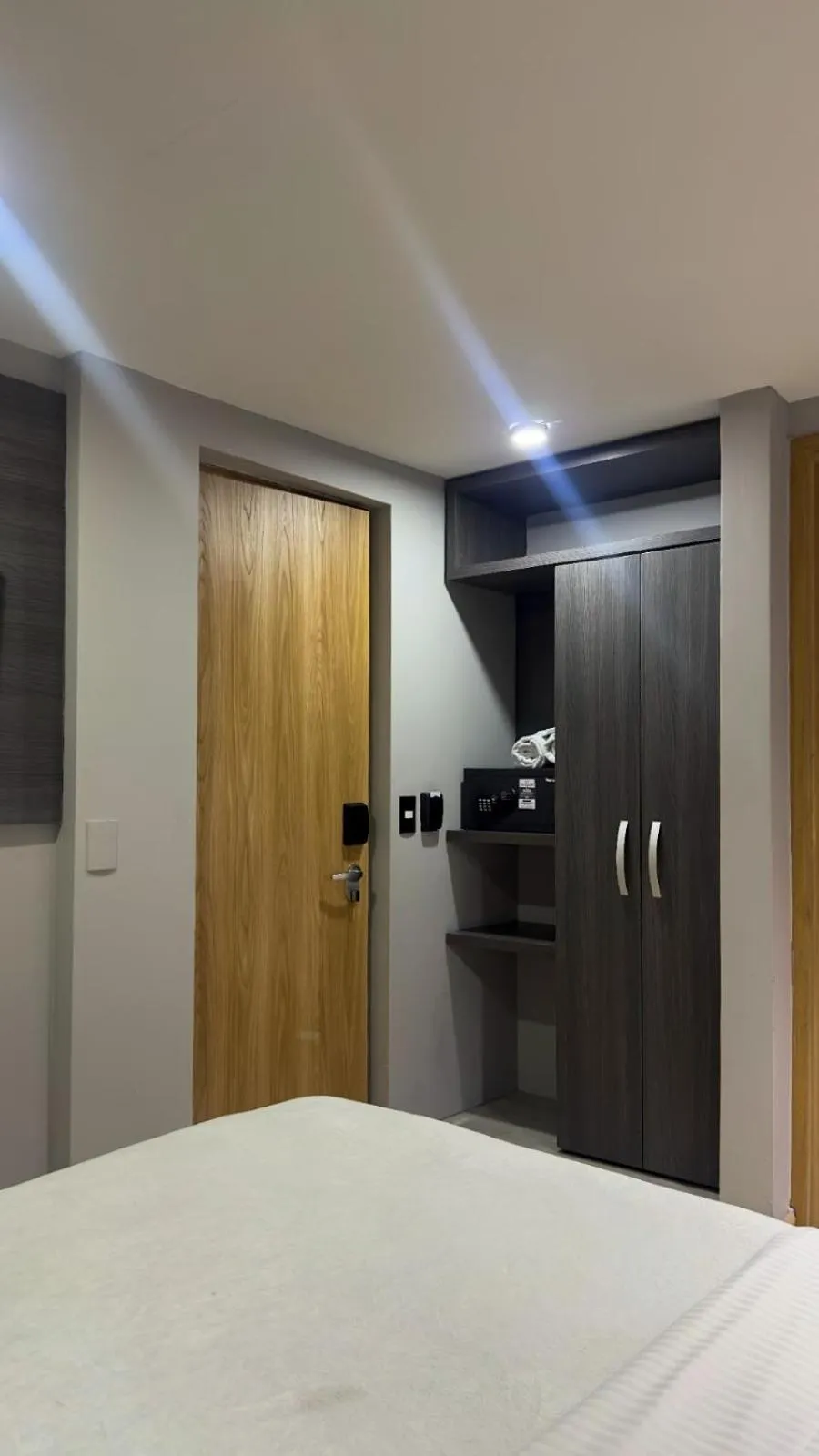 Bed in Hotel Blue Concept