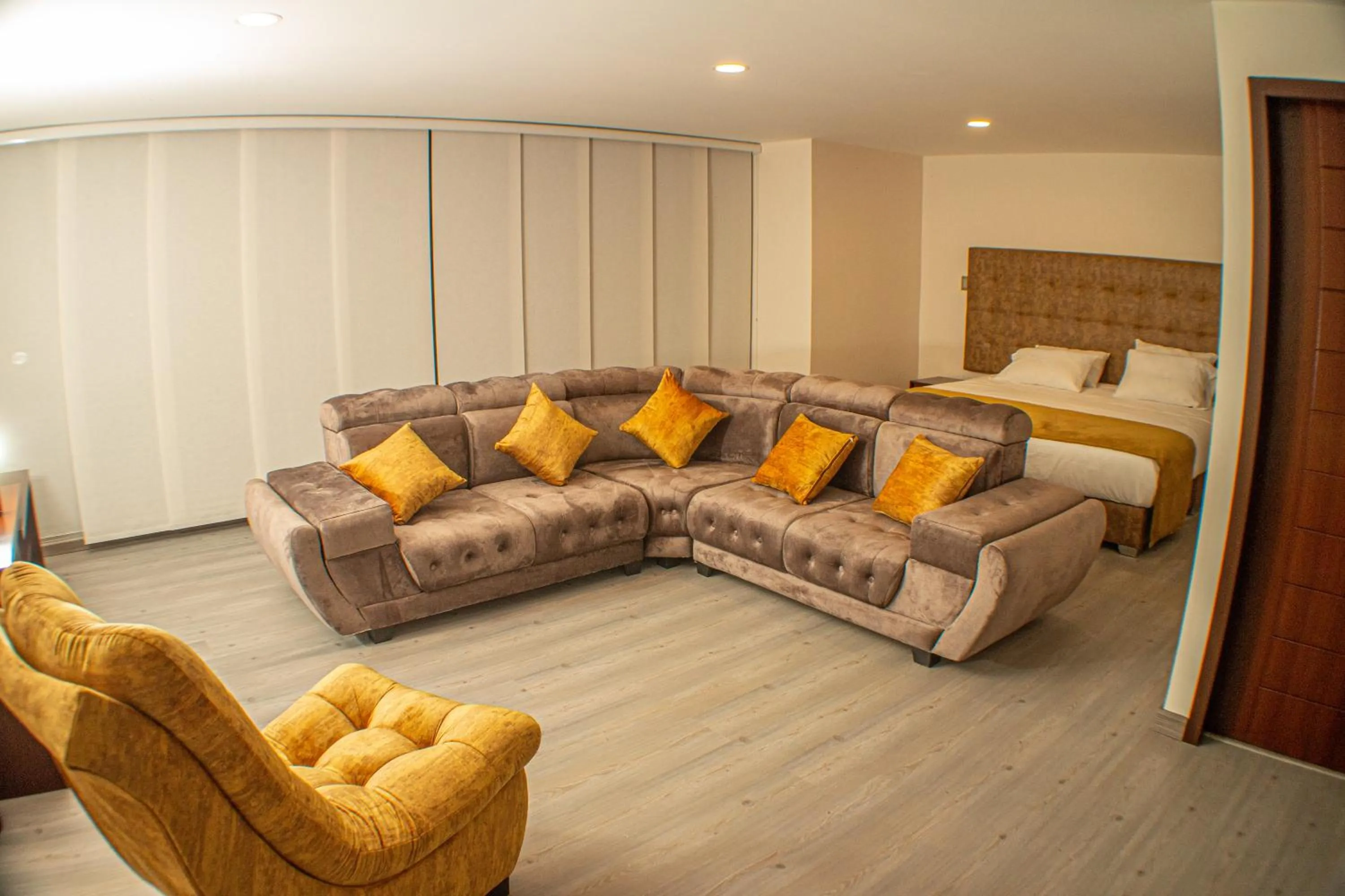 Living room in Harmony Hotel