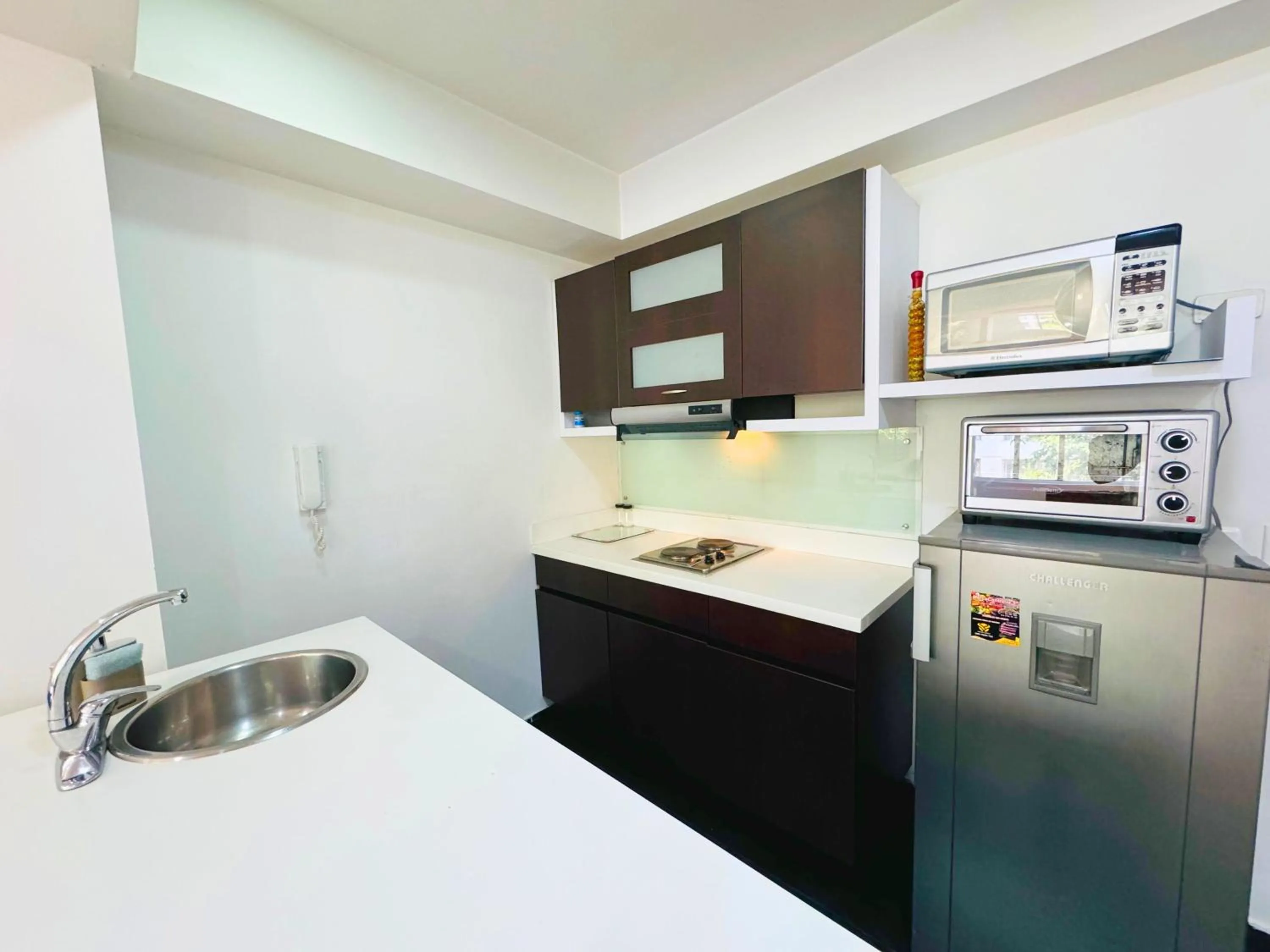 Kitchen or kitchenette in Aparta Suite Continental Bogotá