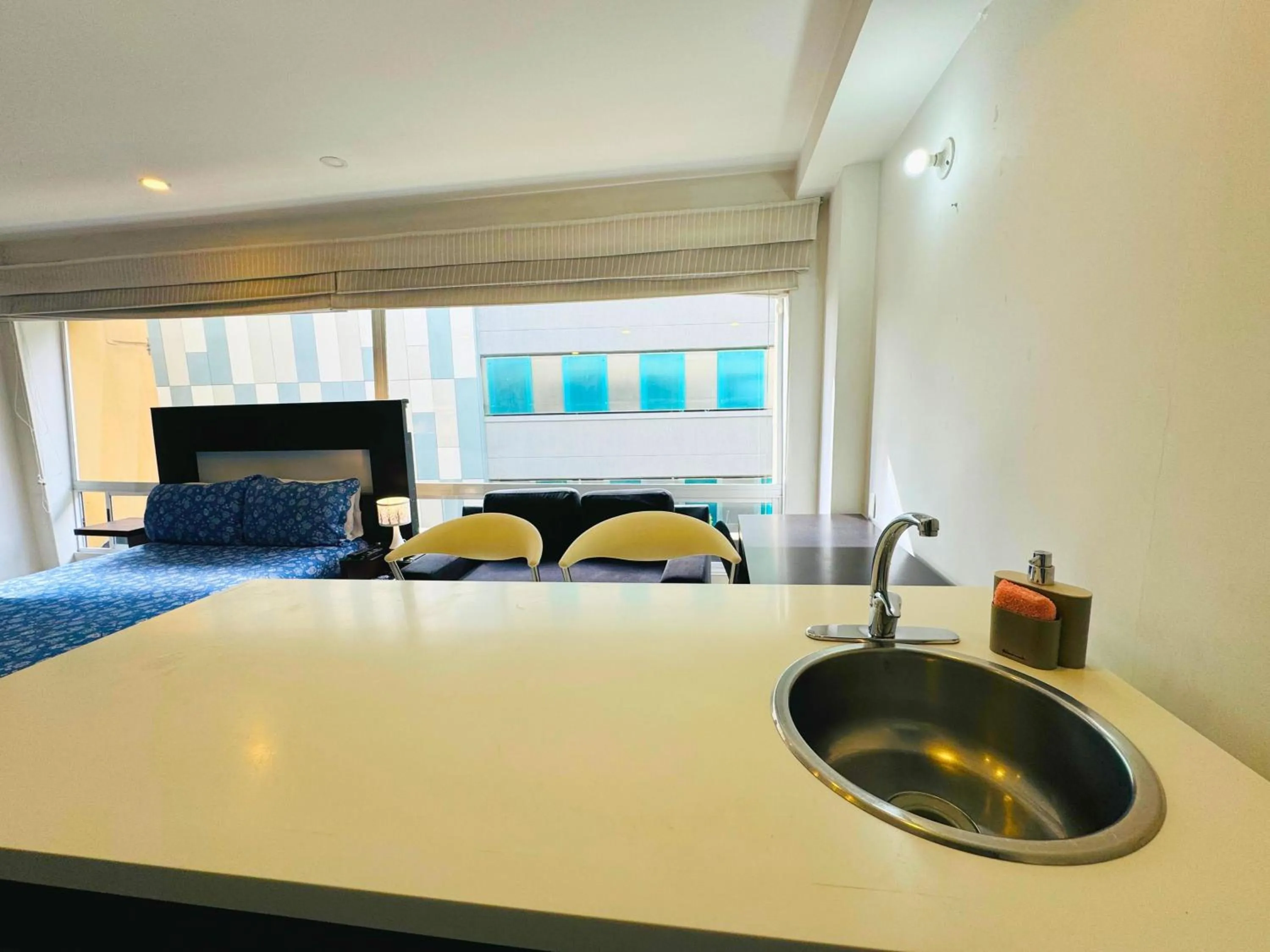 Kitchen or kitchenette in Aparta Suite Continental Bogotá