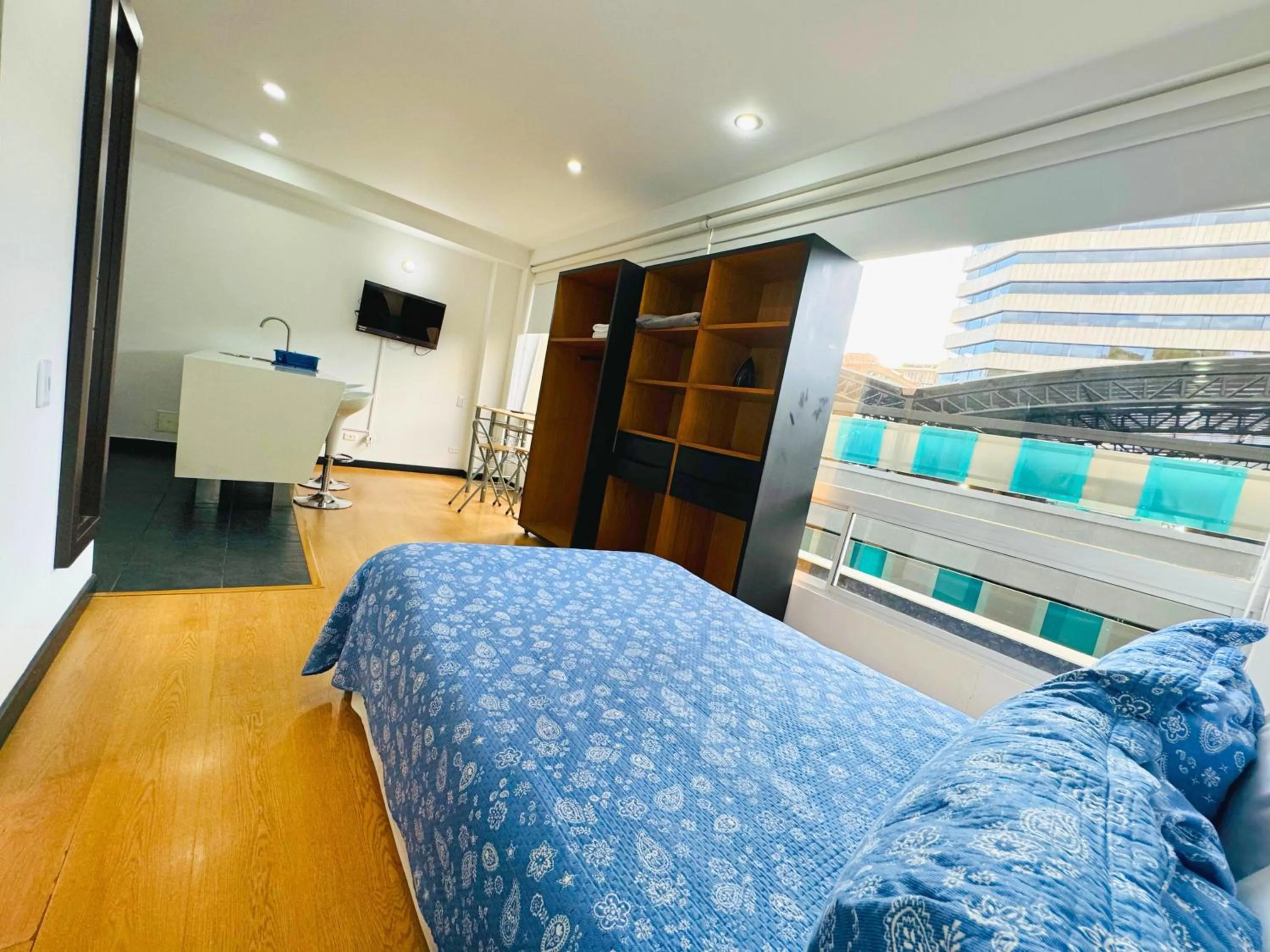 Bed in Aparta Suite Continental Bogotá