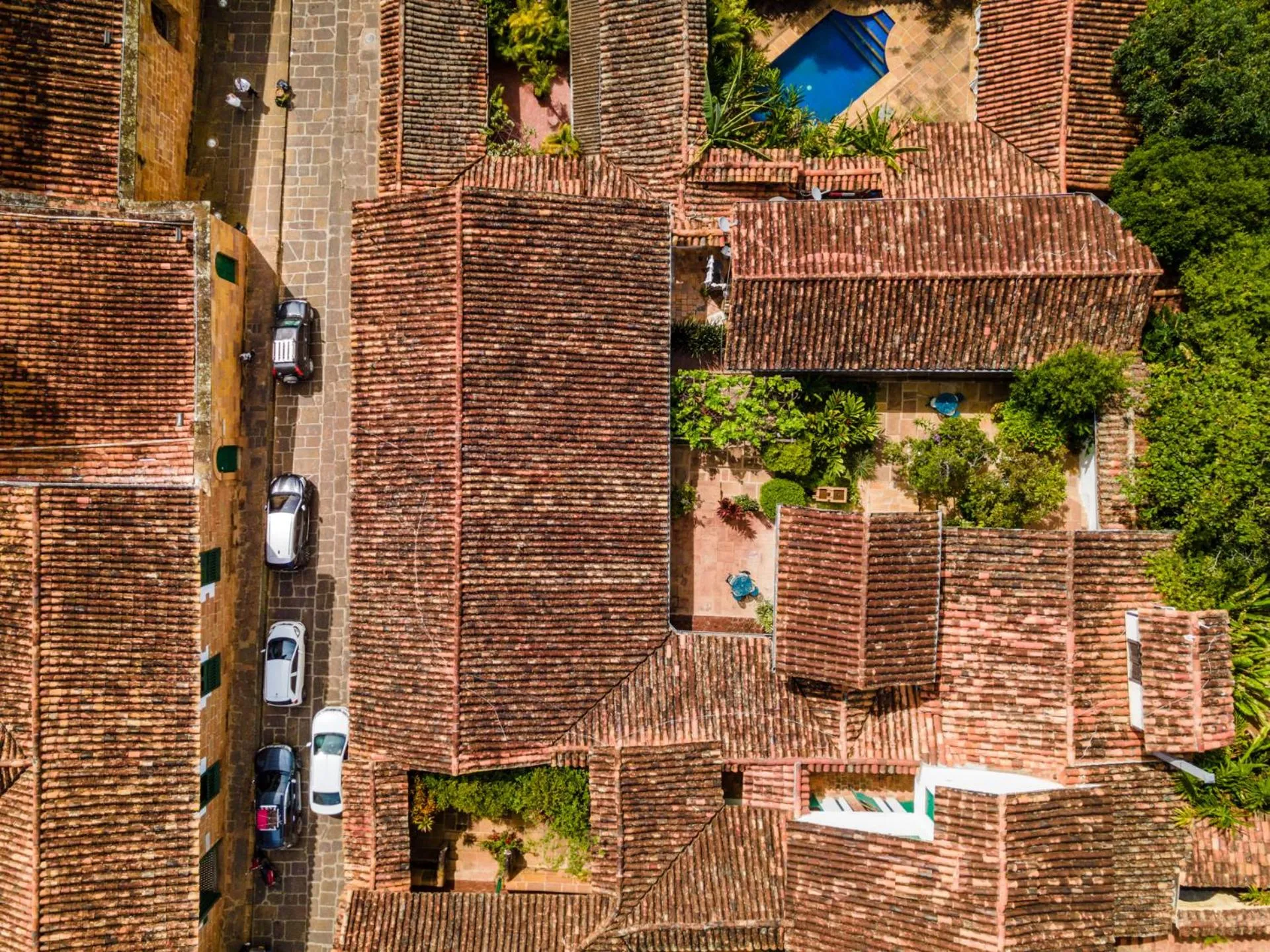 Bird's eye view in Posada del Campanario