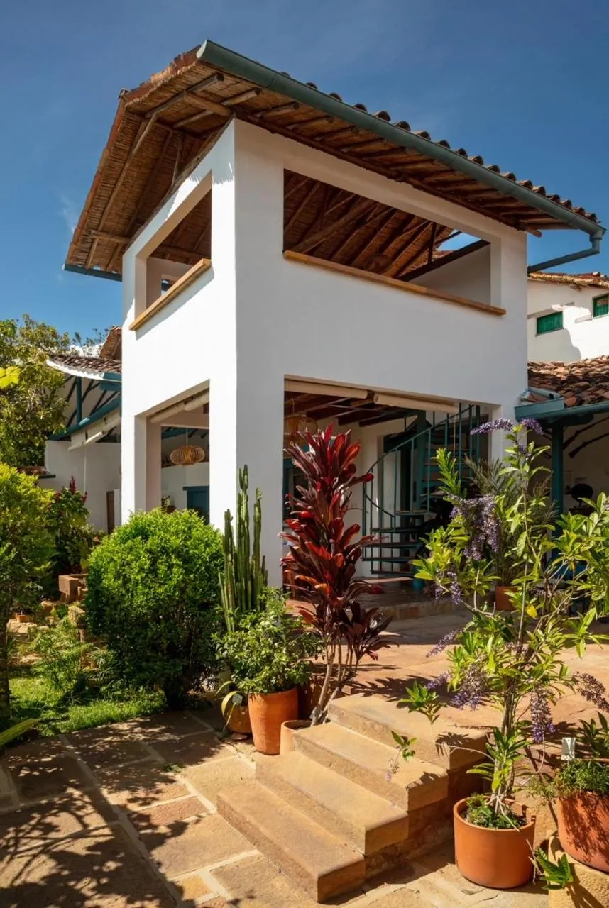 Garden view in Posada del Campanario