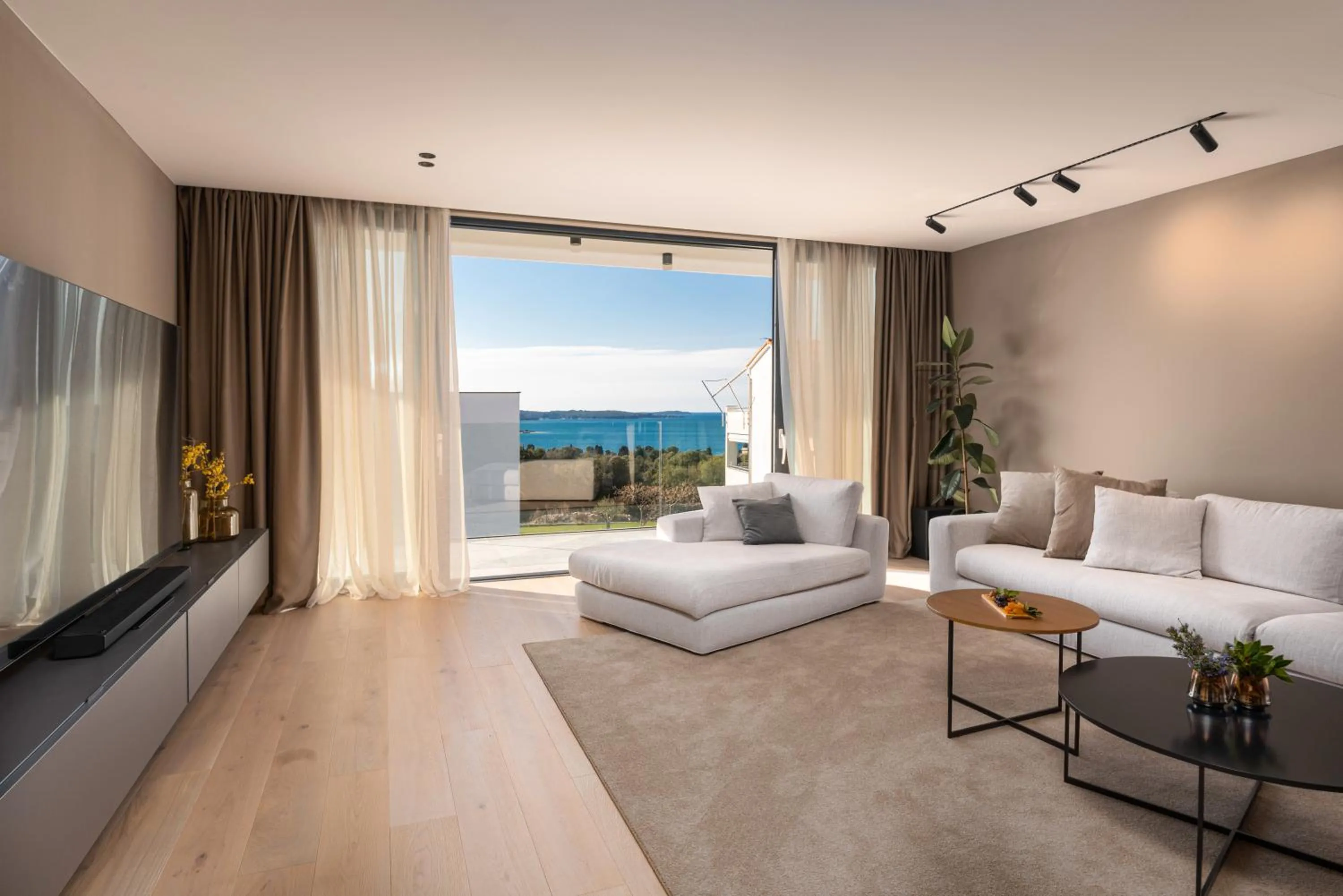 Living room in Luxury Villa Aruna