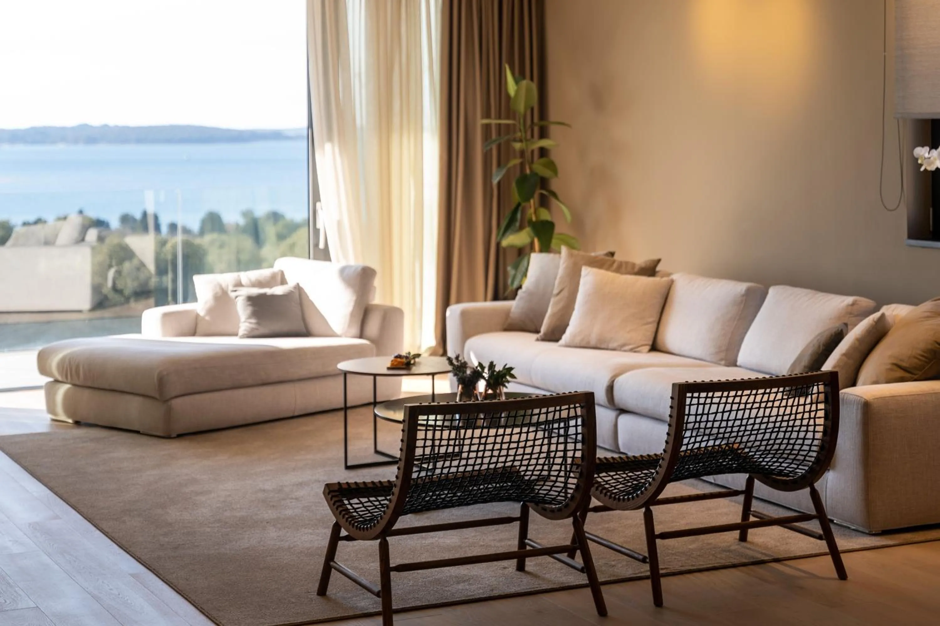 Living room in Luxury Villa Aruna