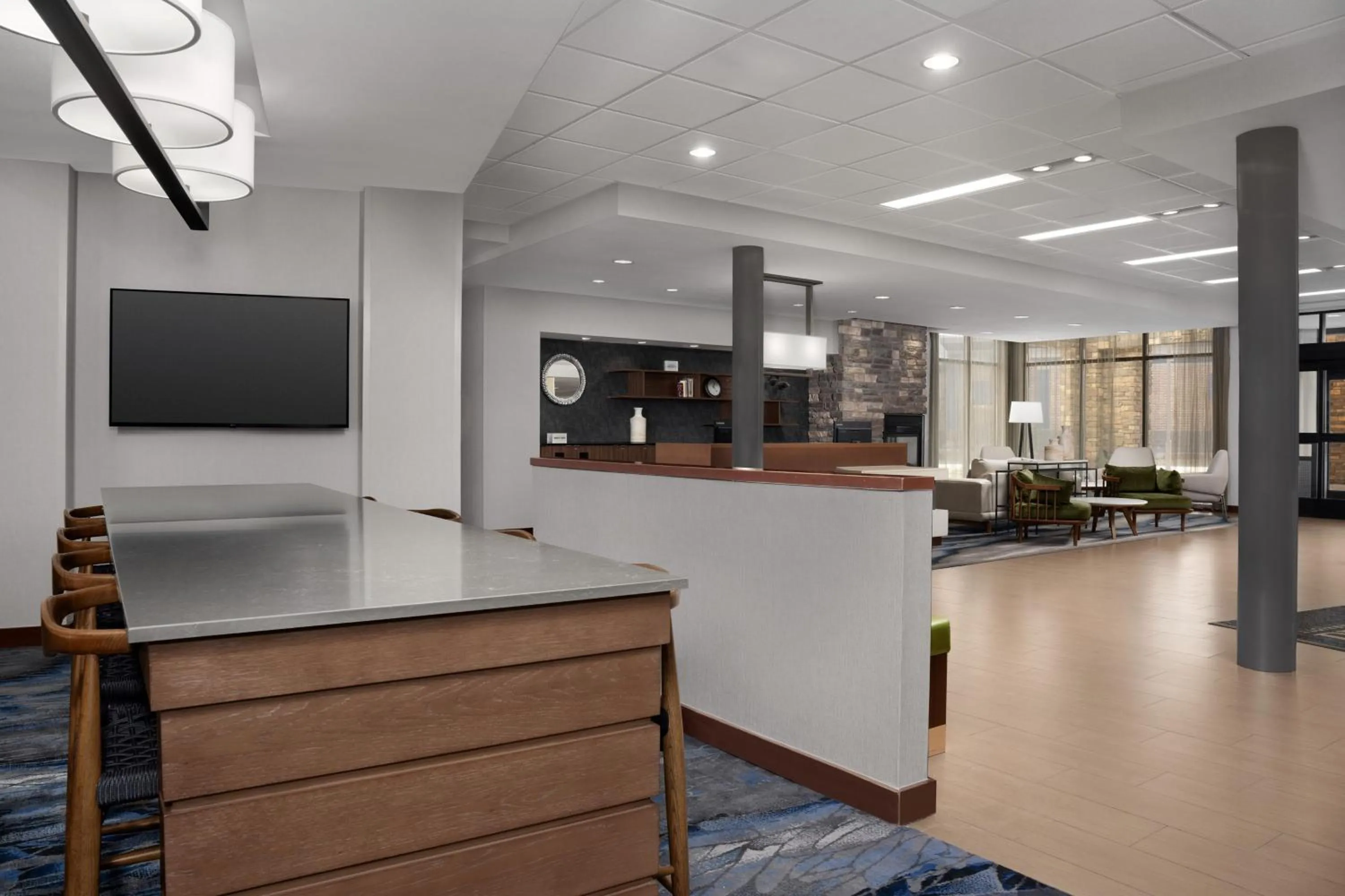 Lobby or reception in Fairfield Inn & Suites By Marriott Sioux Falls Airport