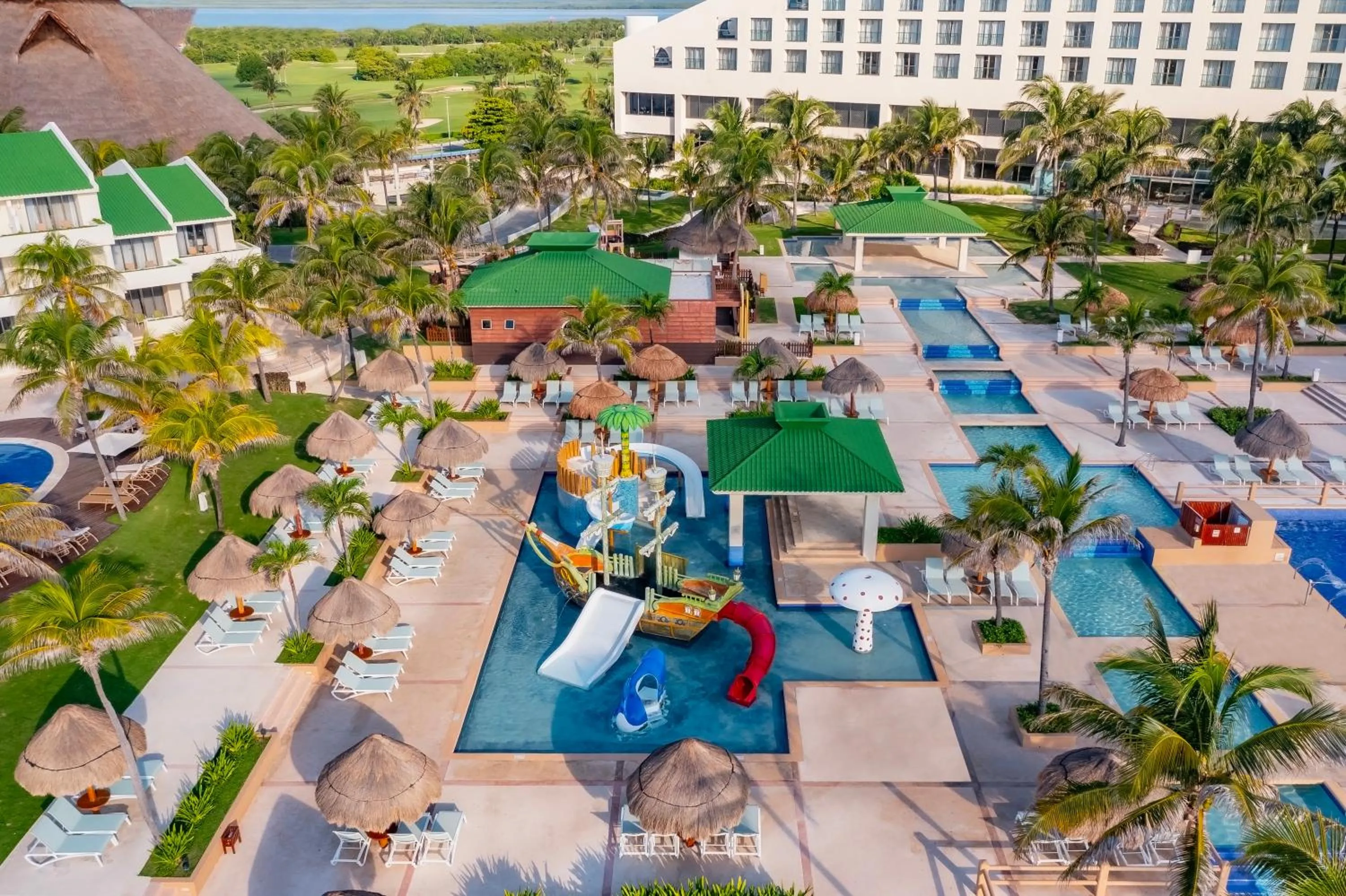 Aqua park in Iberostar Selection Cancun - All Inclusive