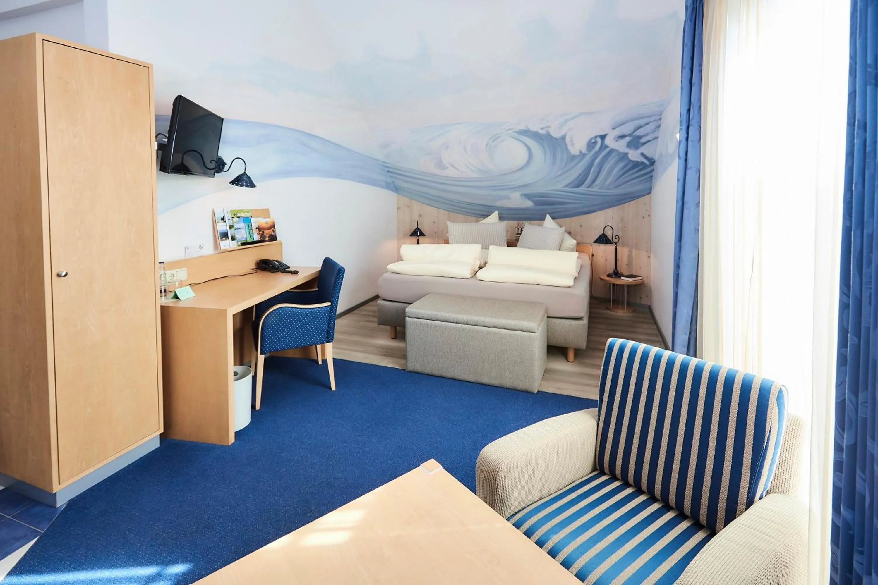 Bedroom, Bed in Flair Hotel Zum Schwarzen Reiter