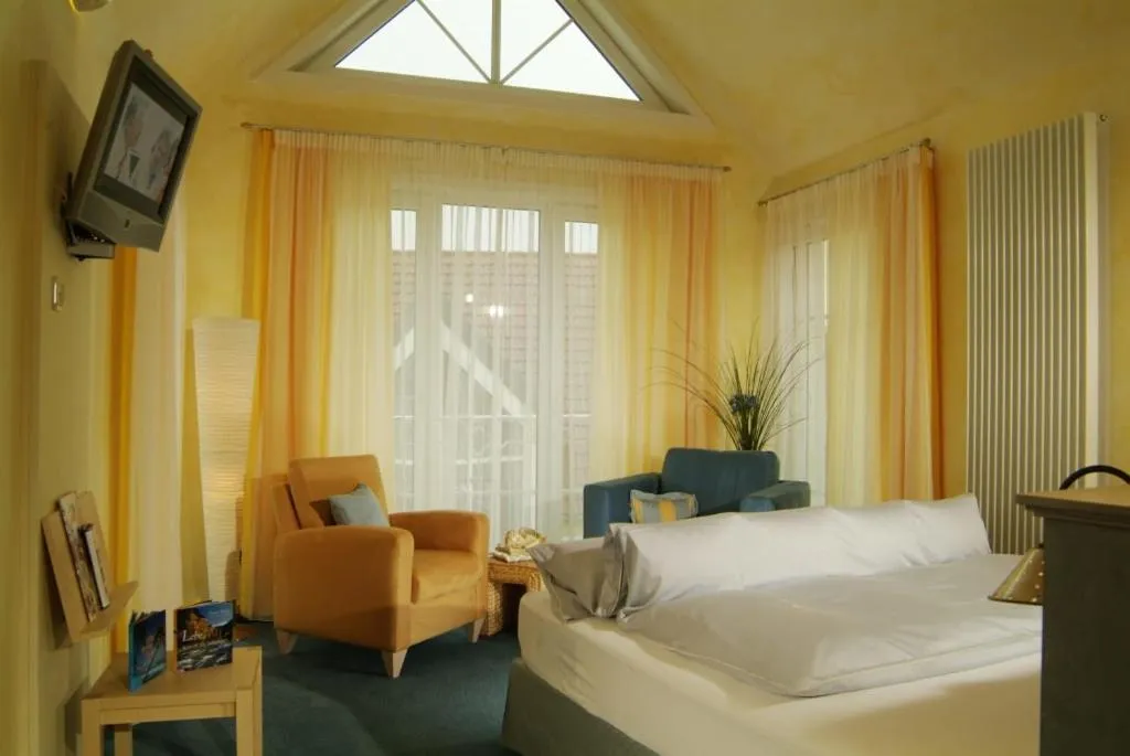 Bed in Flair Hotel Zum Schwarzen Reiter