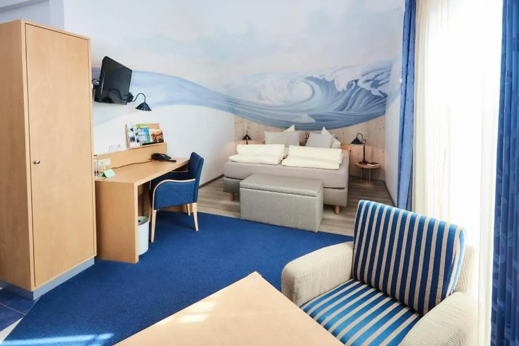 Bed in Flair Hotel Zum Schwarzen Reiter