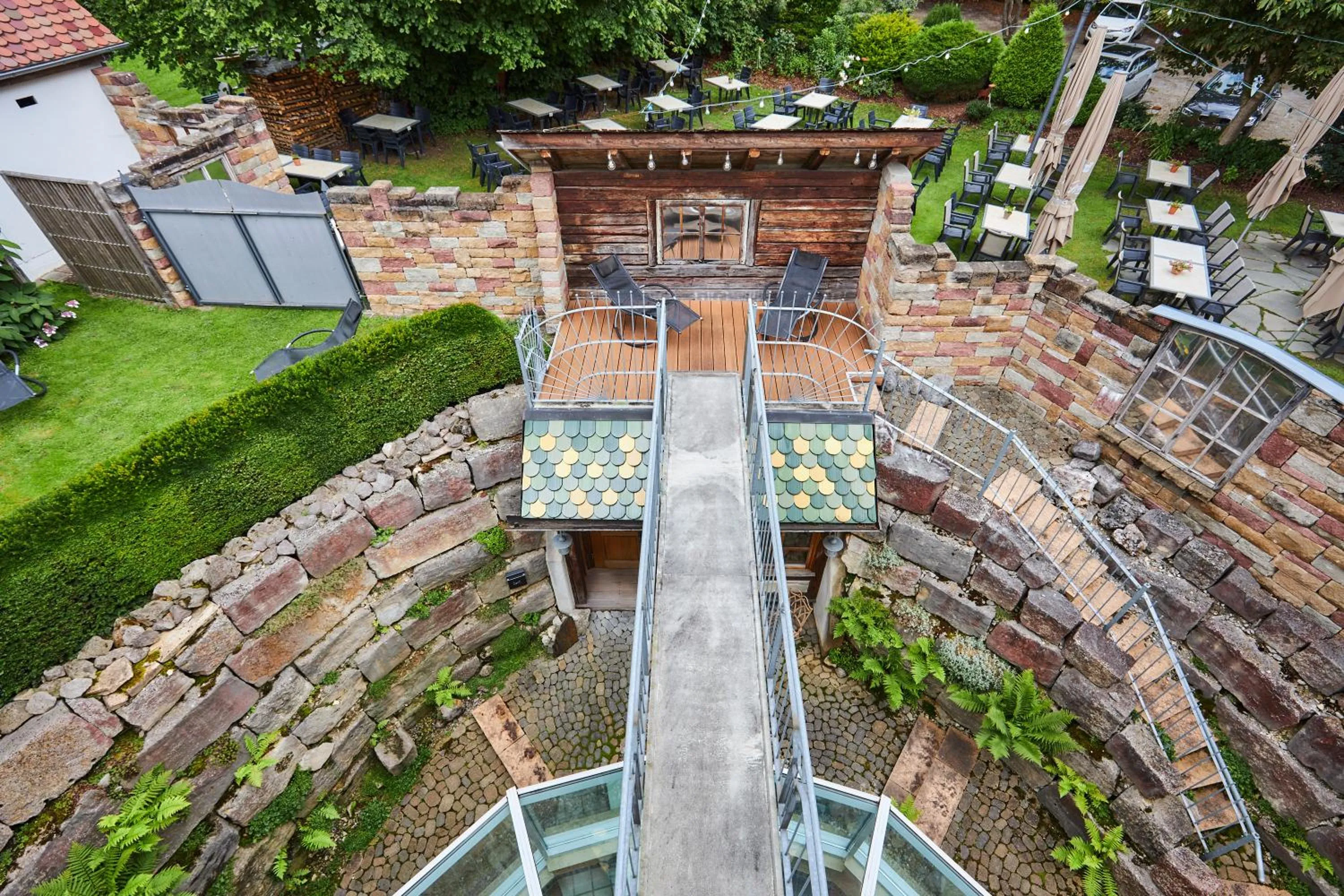 Bird's eye view in Flair Hotel Zum Schwarzen Reiter