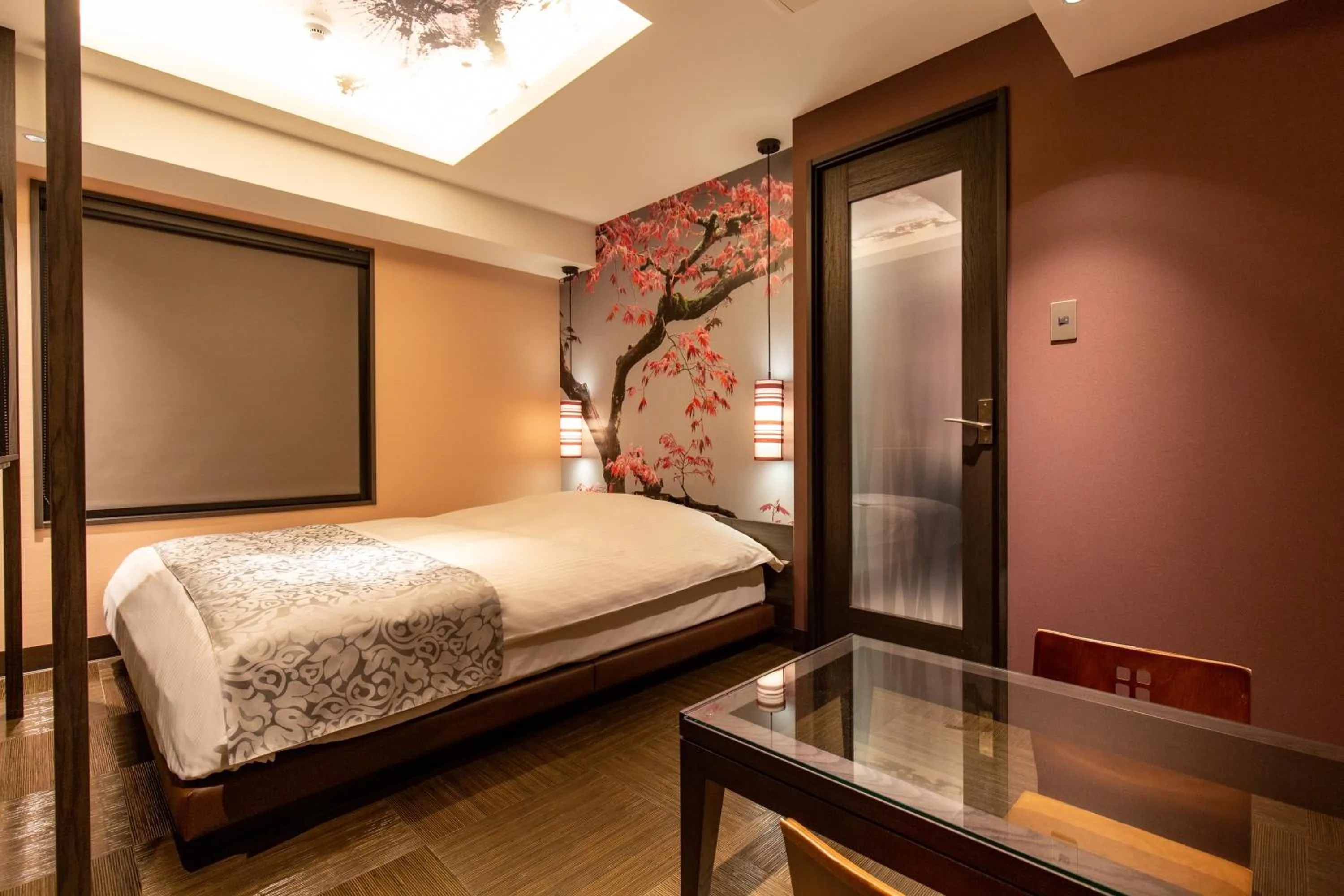Bed in Hotel Karuta Akasaka -Adult only-
