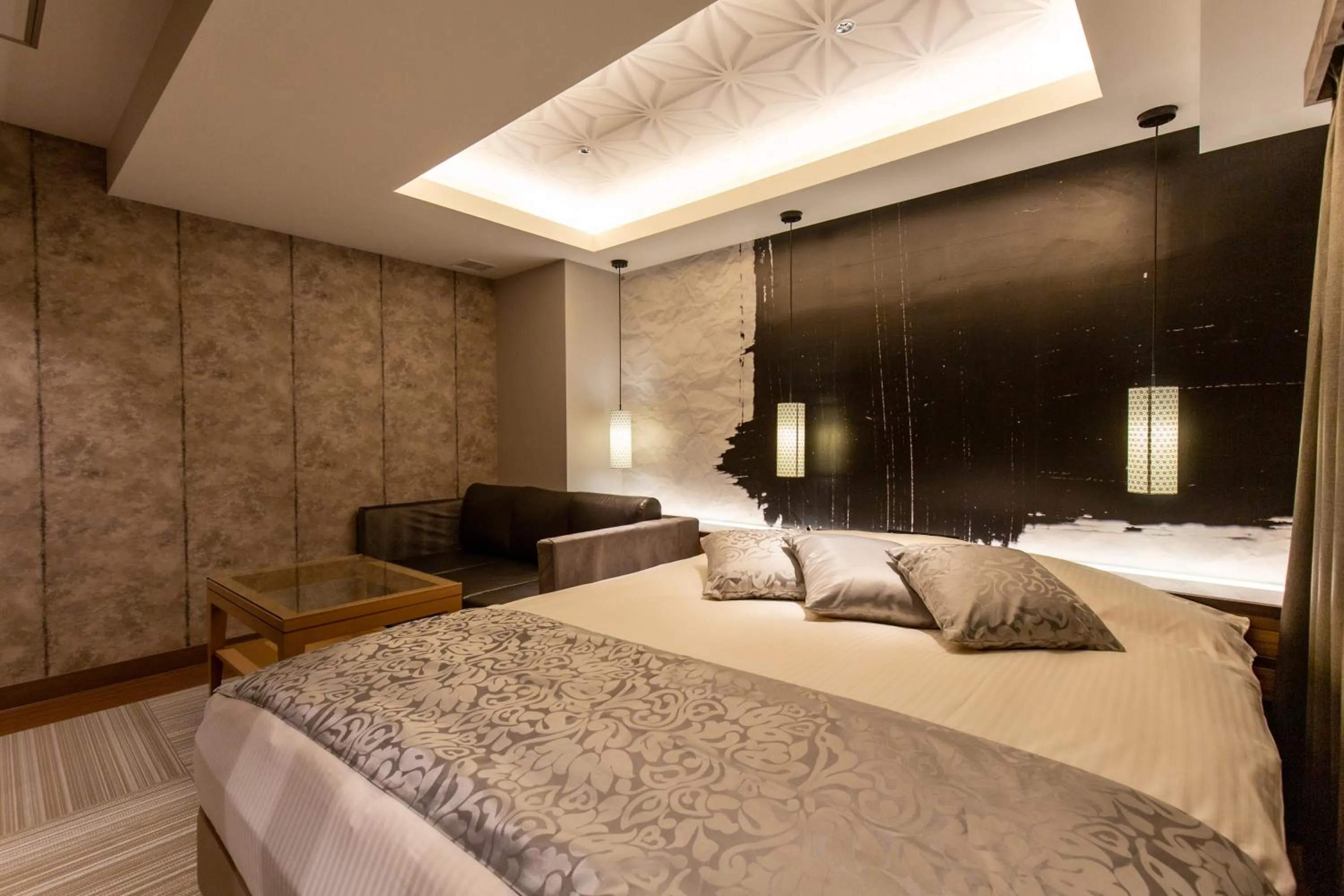 Bed in Hotel Karuta Akasaka -Adult only-