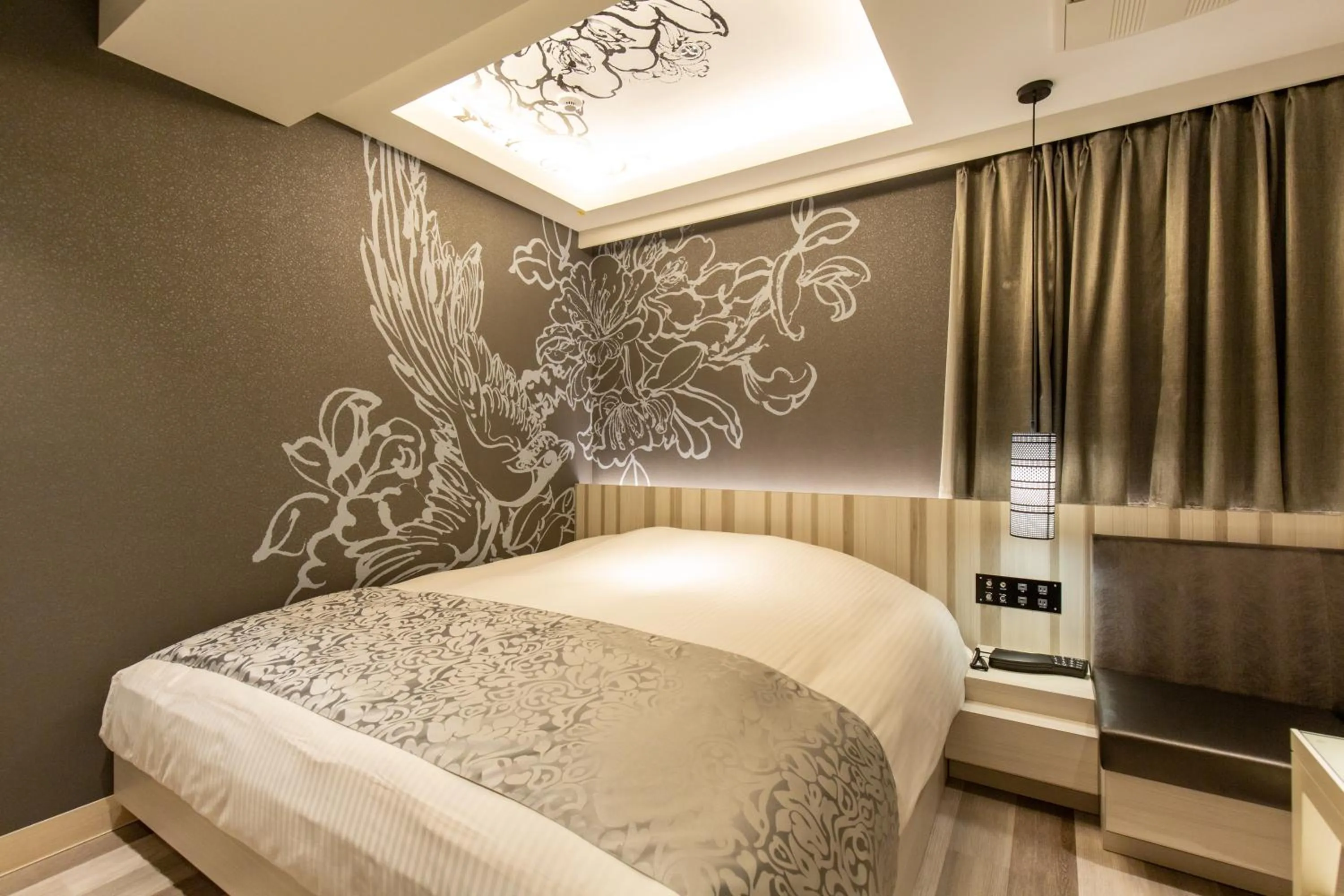 Bed in Hotel Karuta Akasaka -Adult only-