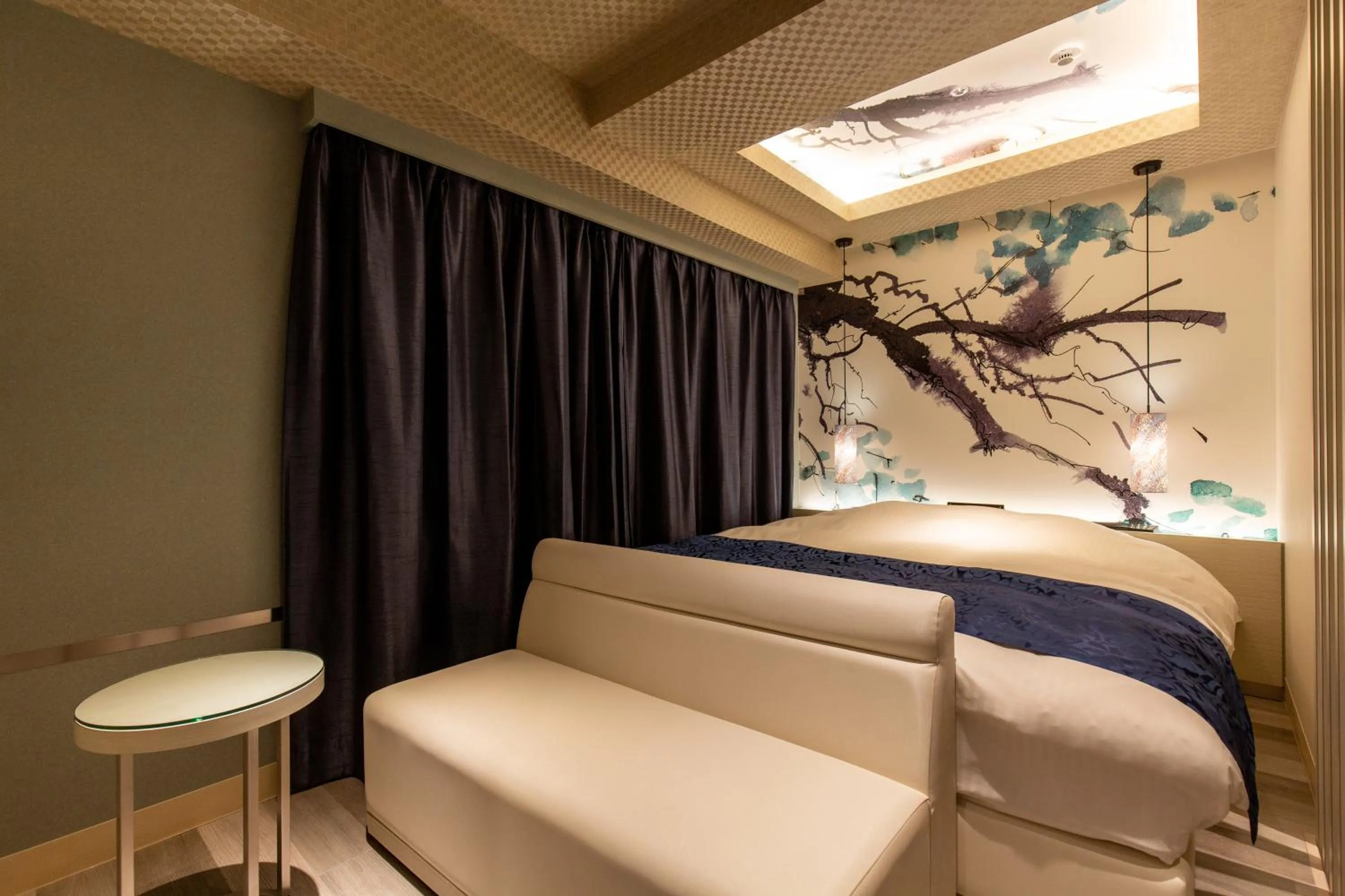 Bed in Hotel Karuta Akasaka -Adult only-