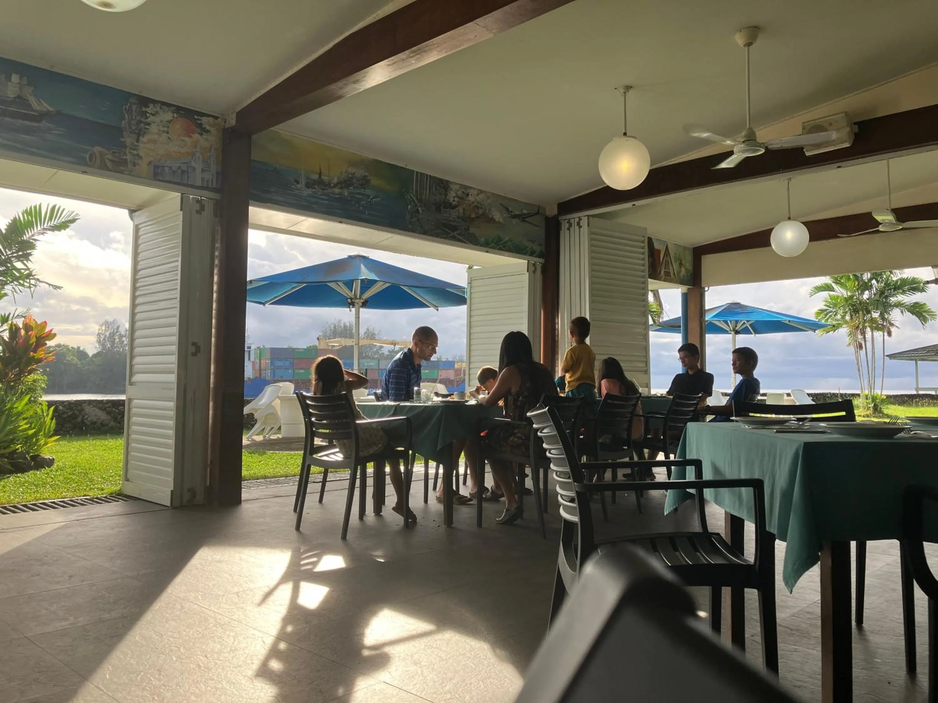 Property building in Madang Resort