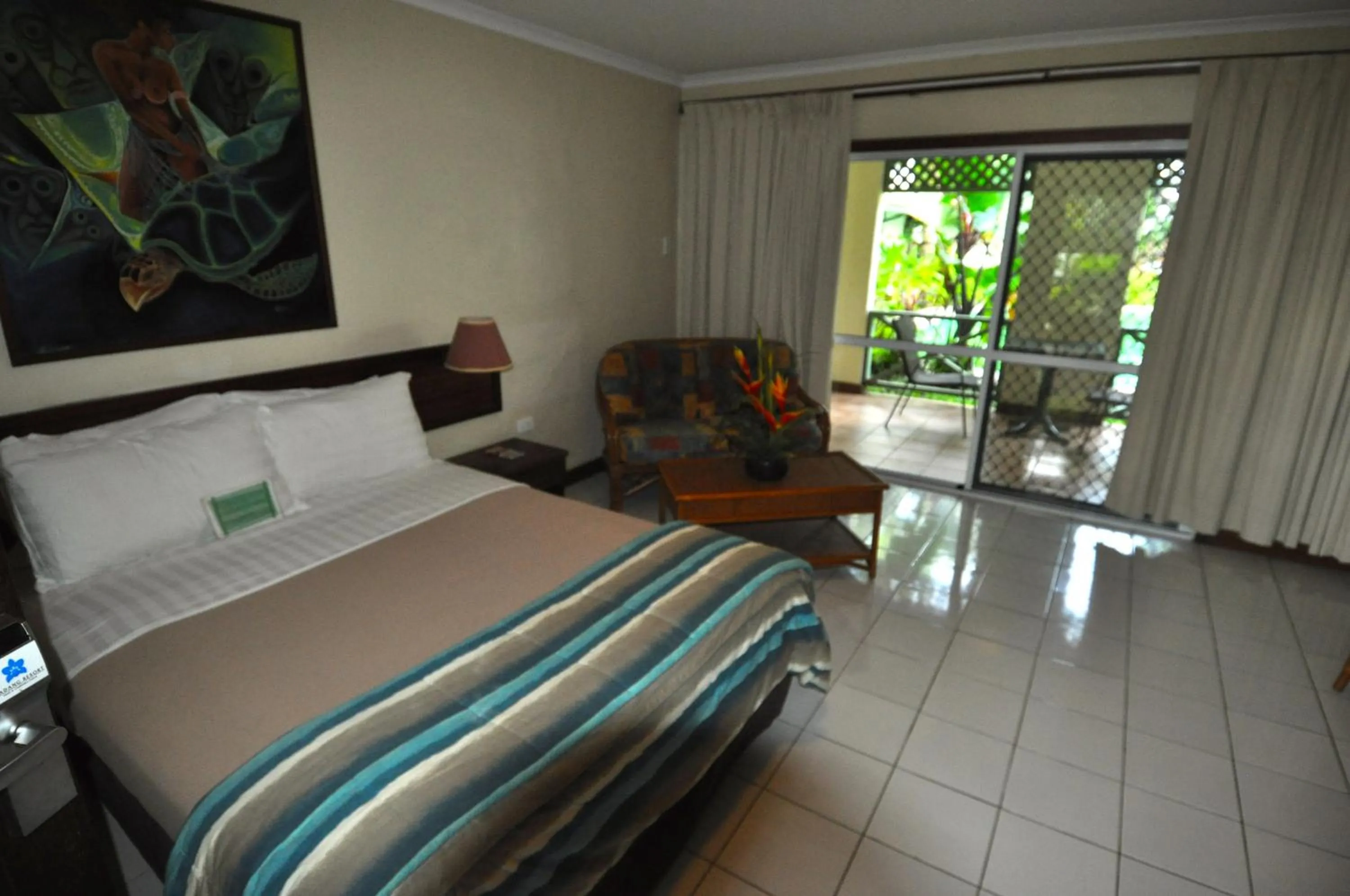 Bed in Madang Resort
