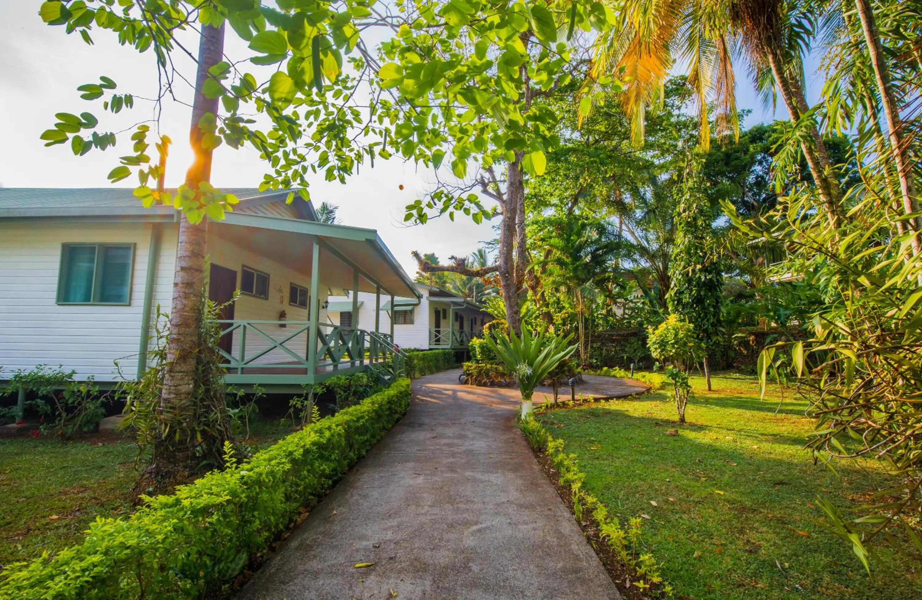 Garden in Madang Resort