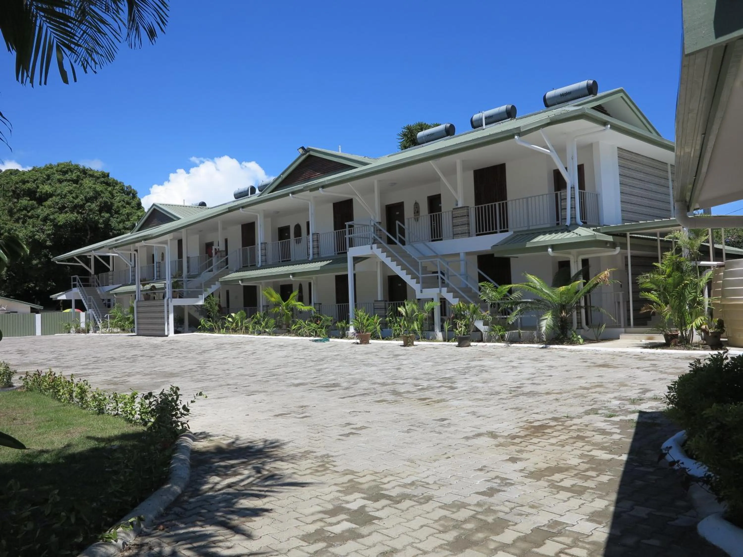 Facade/entrance in Madang Resort