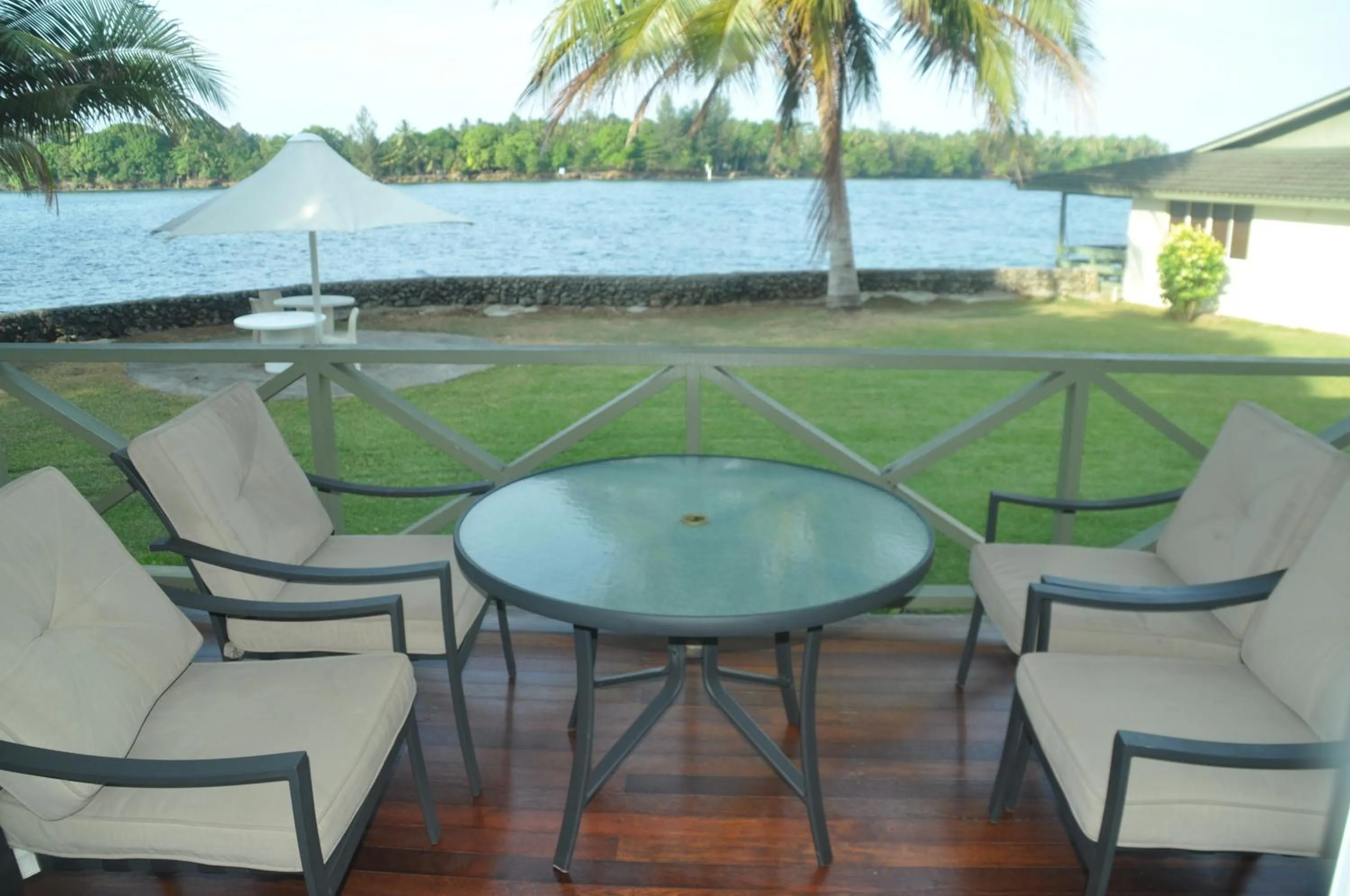 Patio in Madang Resort