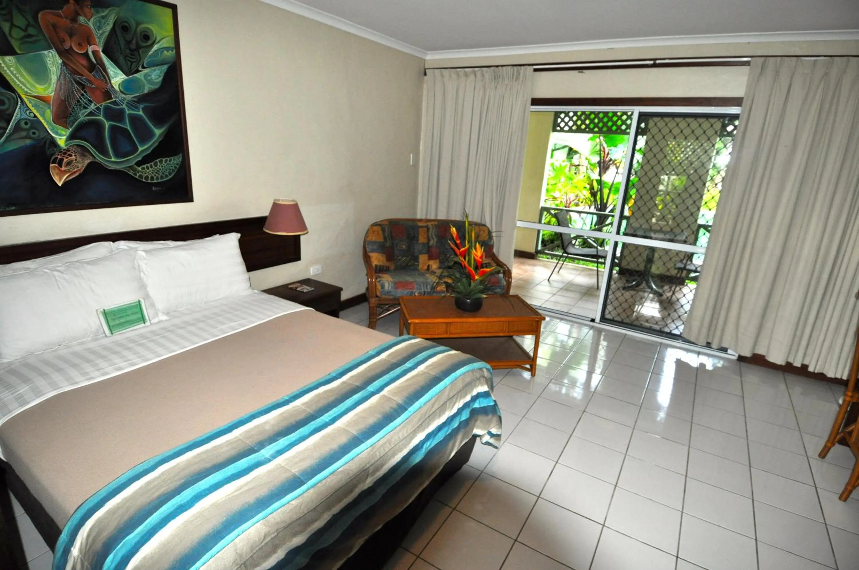 Bedroom, Bed in Madang Resort