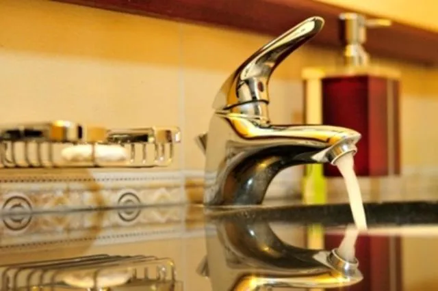 Bathroom in Long Beach Hotel