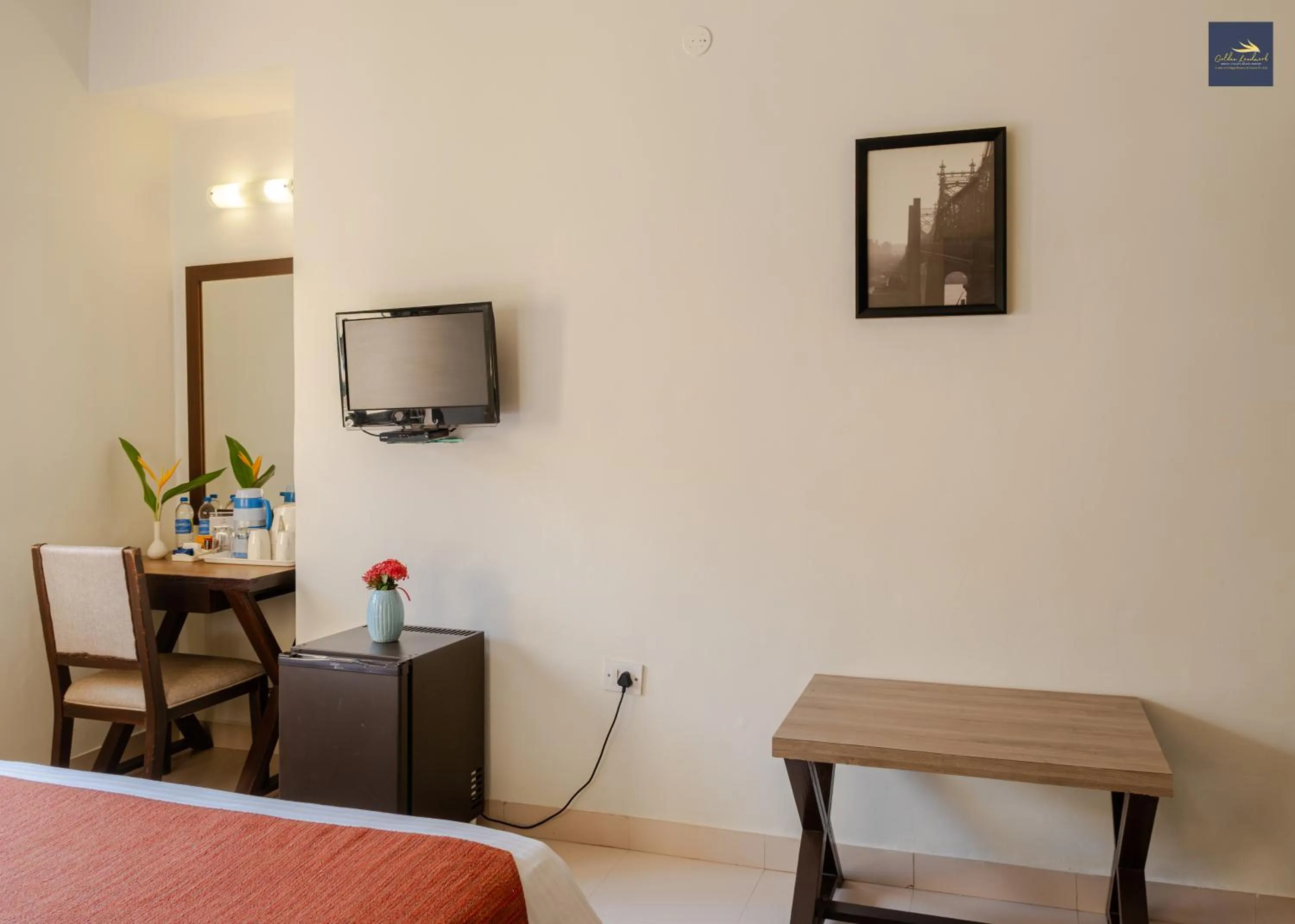 Bed in Golden Landmark Green Valley Beach Resort