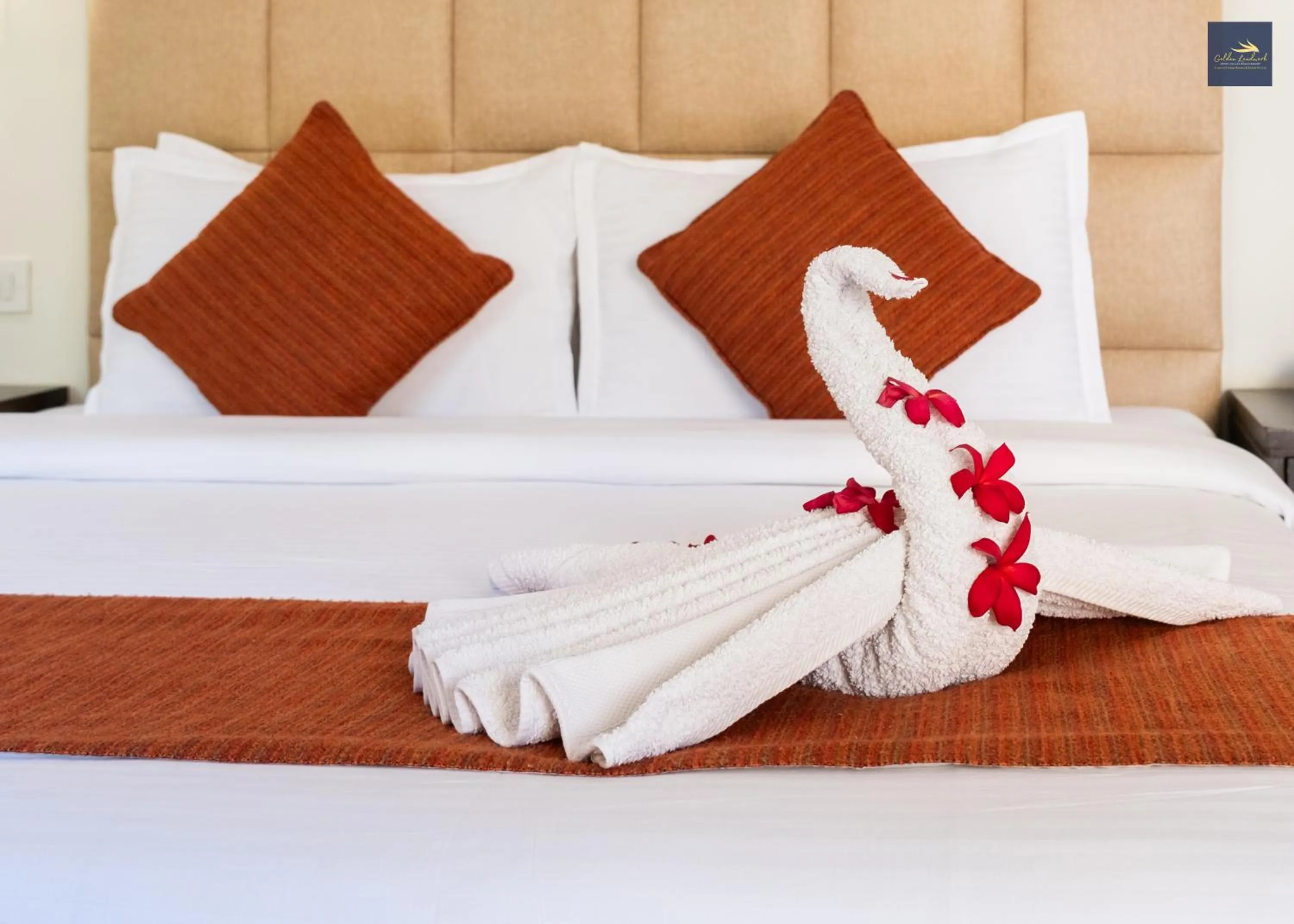 Bed in Golden Landmark Green Valley Beach Resort