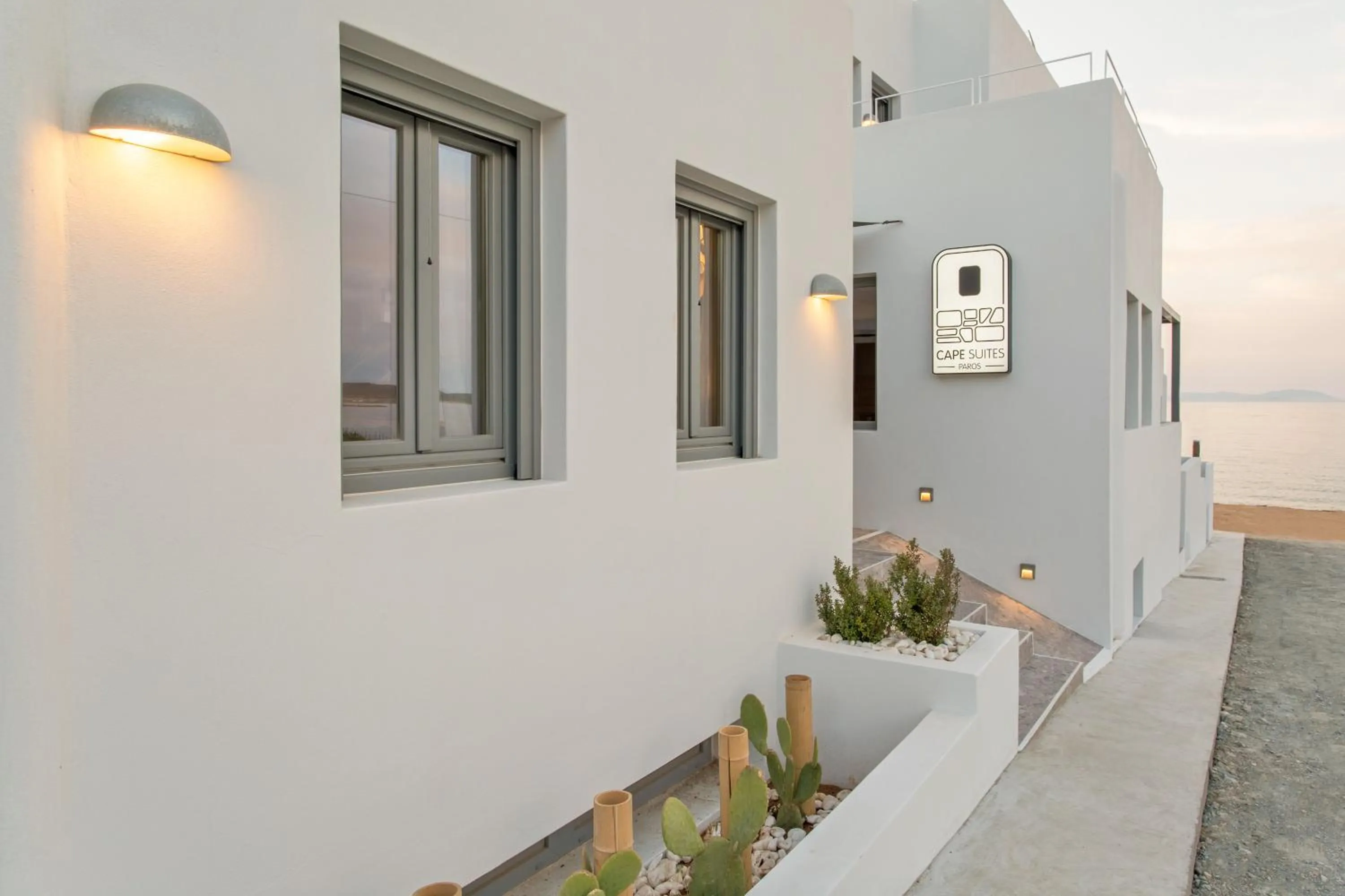 Property building in Paros Cape Suites