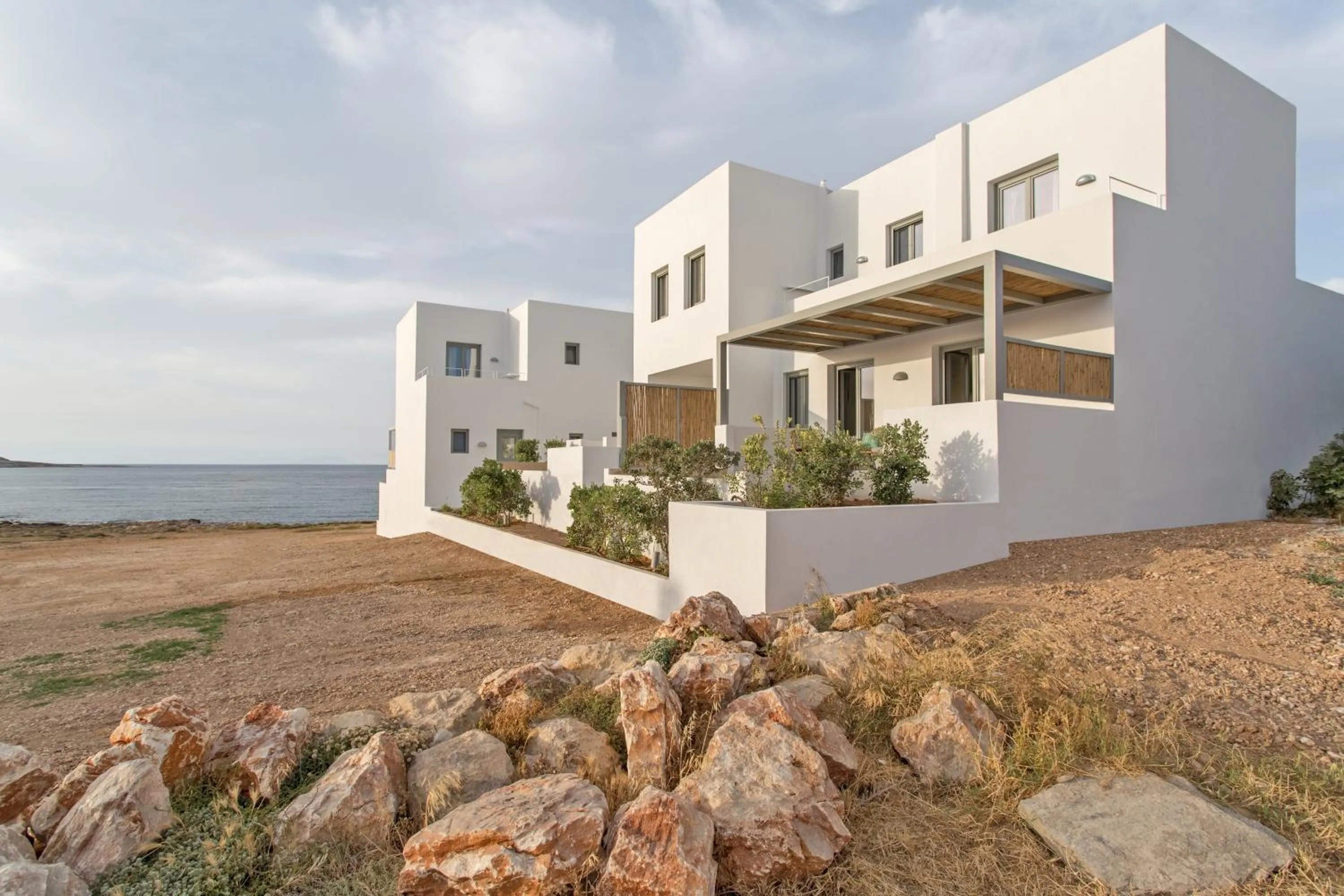 Property building in Paros Cape Suites