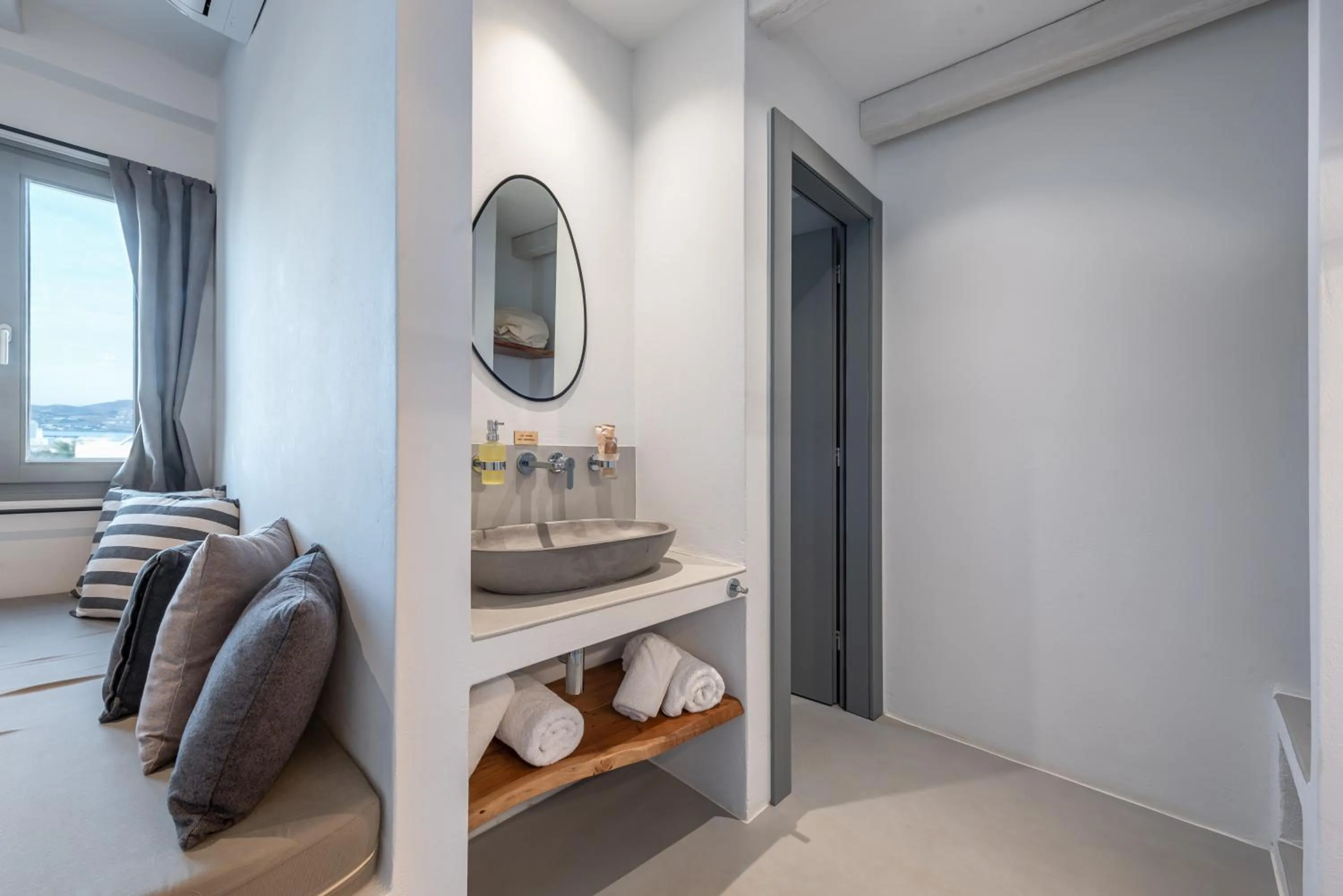 Bathroom in Paros Cape Suites