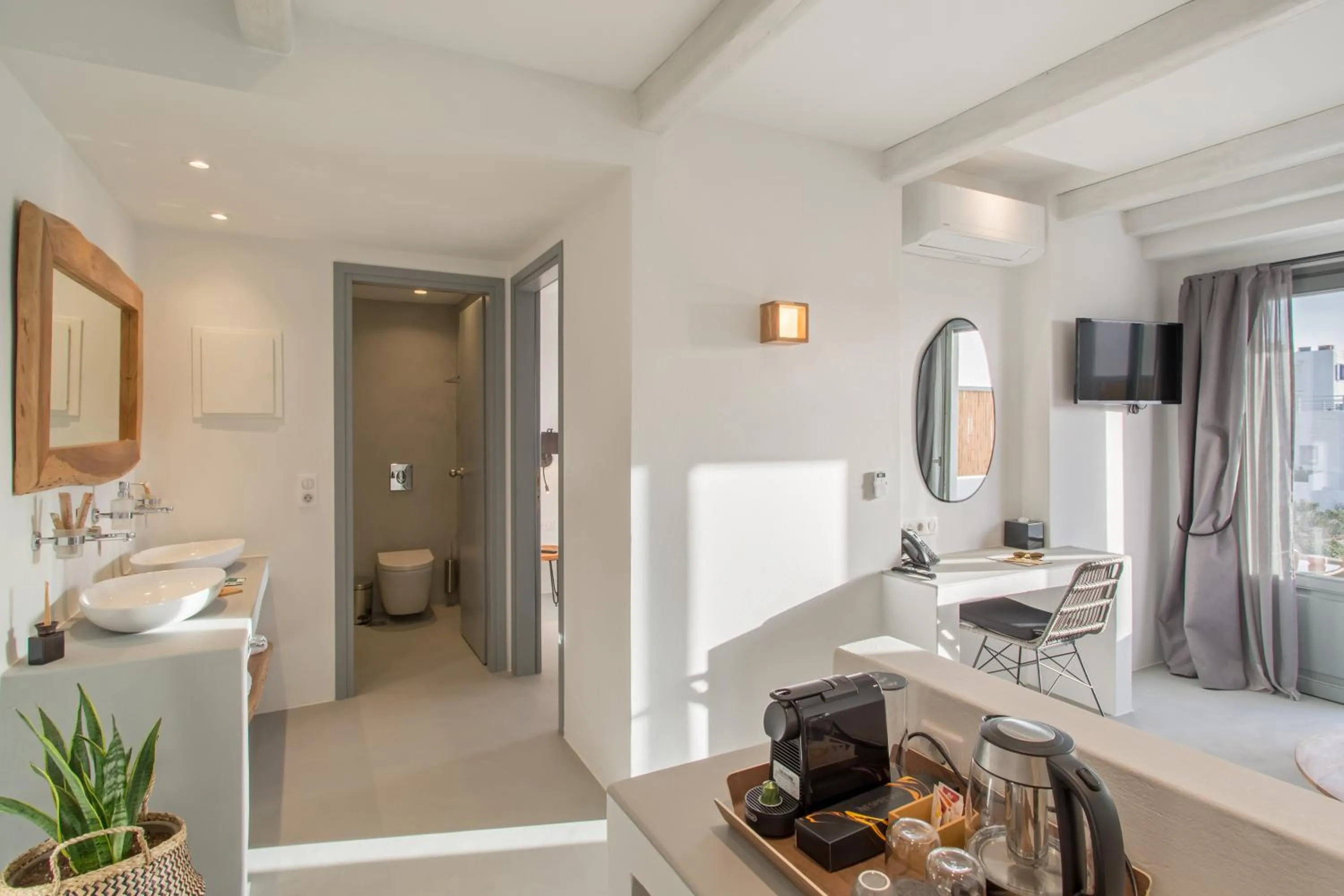 Bathroom in Paros Cape Suites