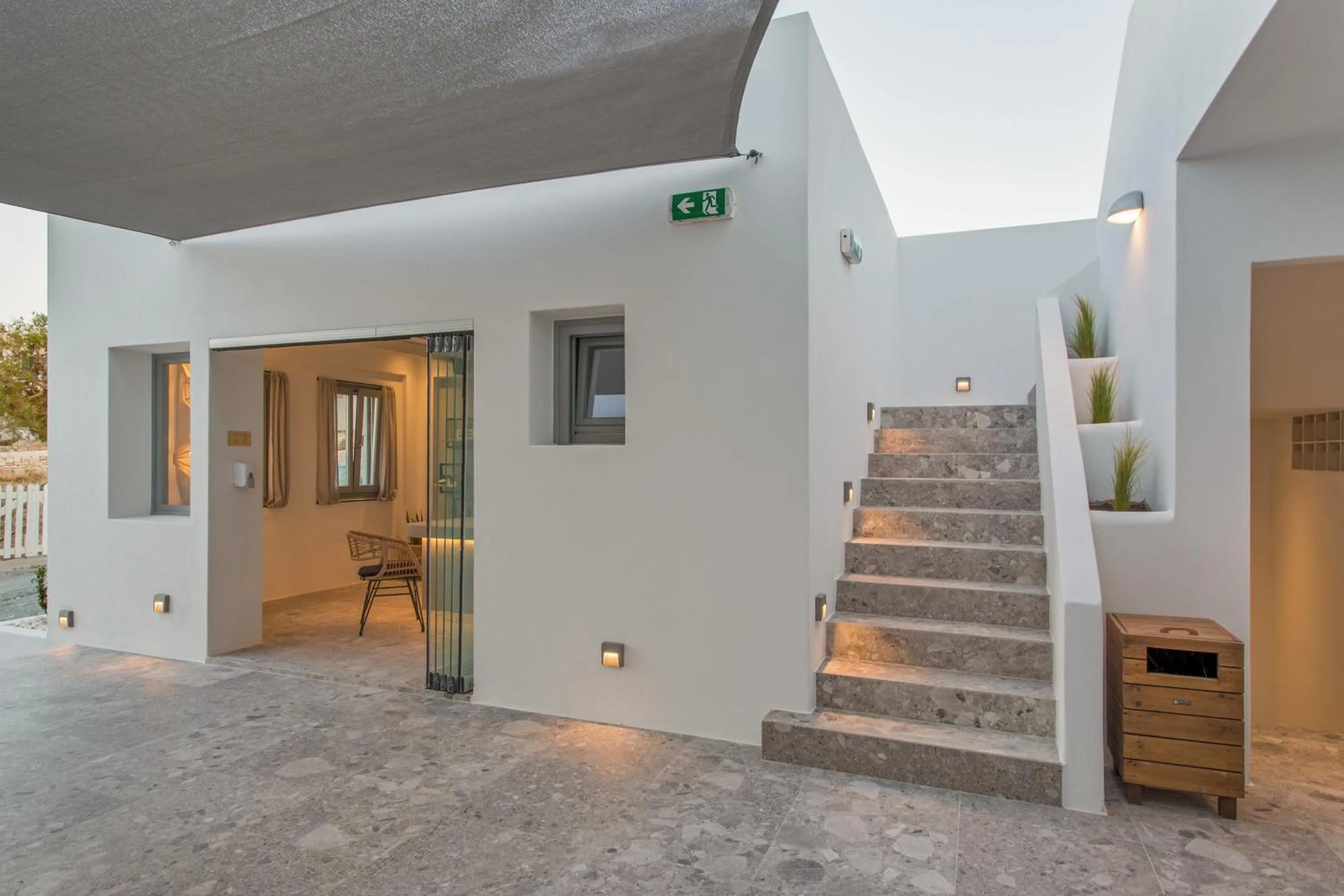 Facade/entrance in Paros Cape Suites