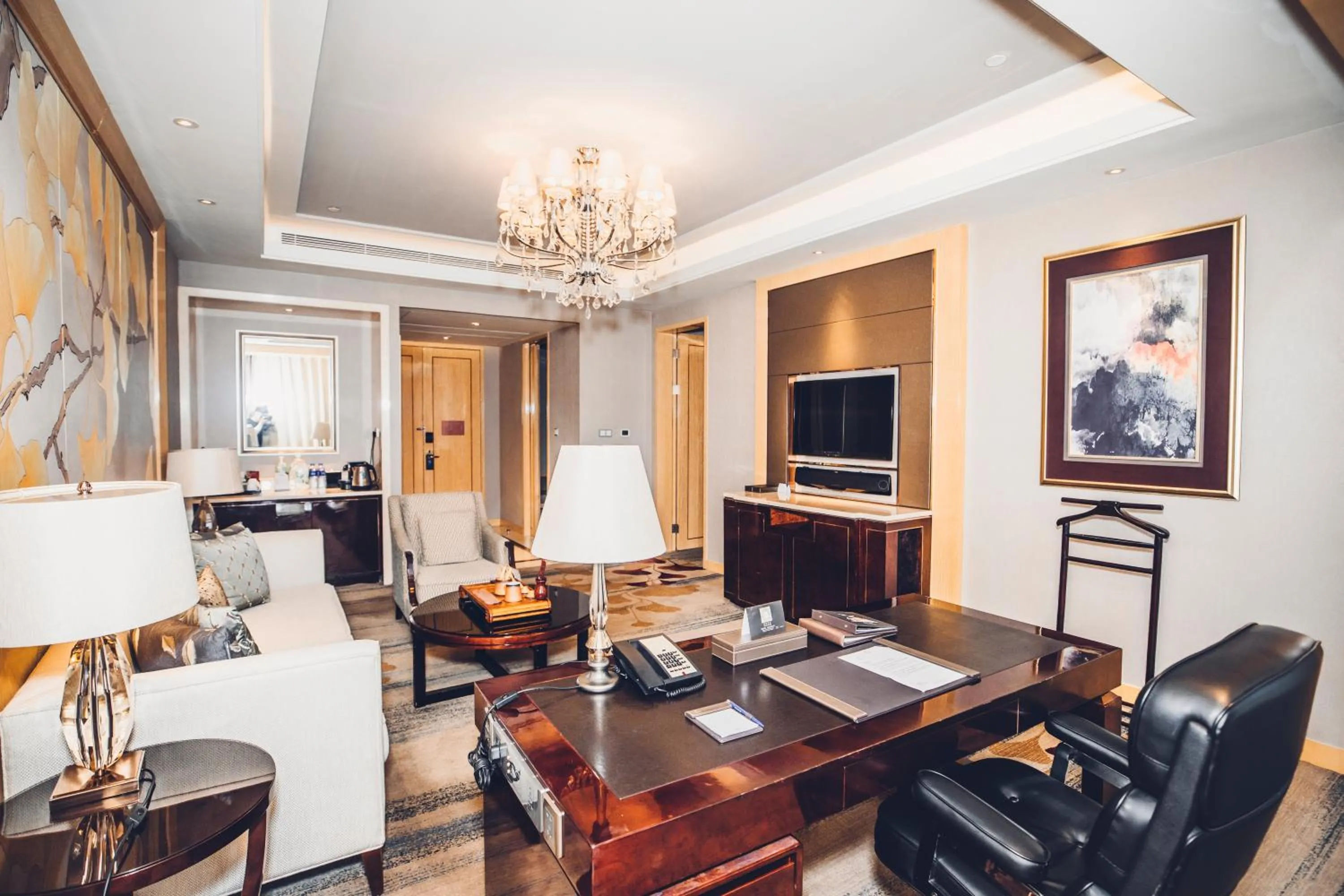Living room in Wanda Realm Dandong