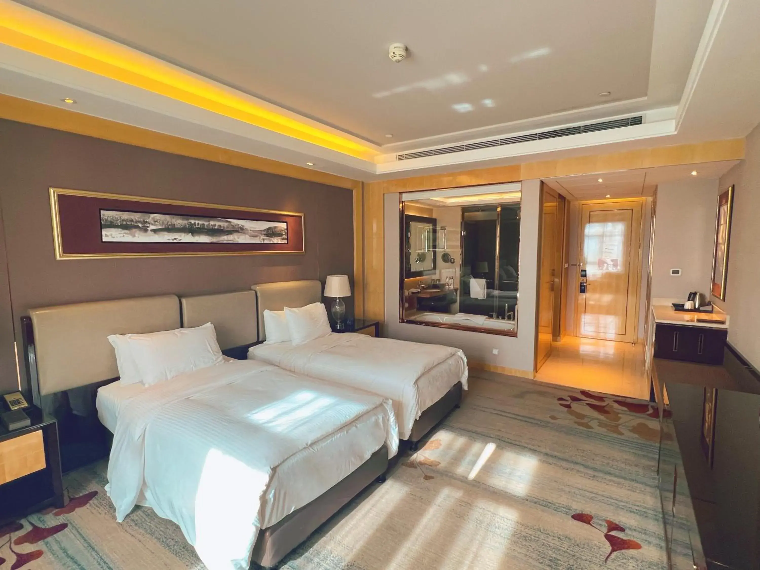 Deluxe Double Room with Bath in Wanda Realm Dandong Deluxe Double Room with Bath in Wanda Realm Dandong