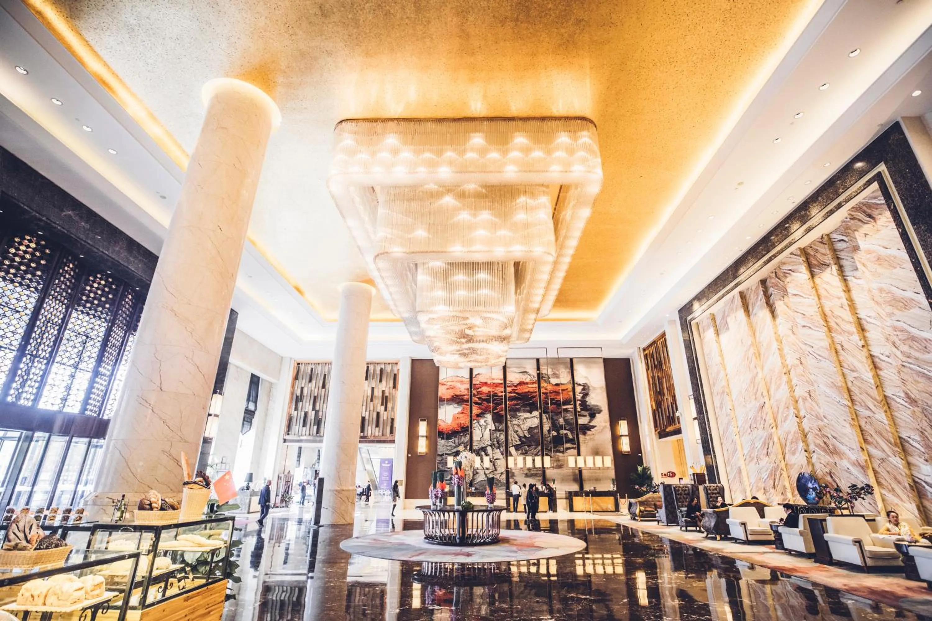 Lobby or reception in Wanda Realm Dandong