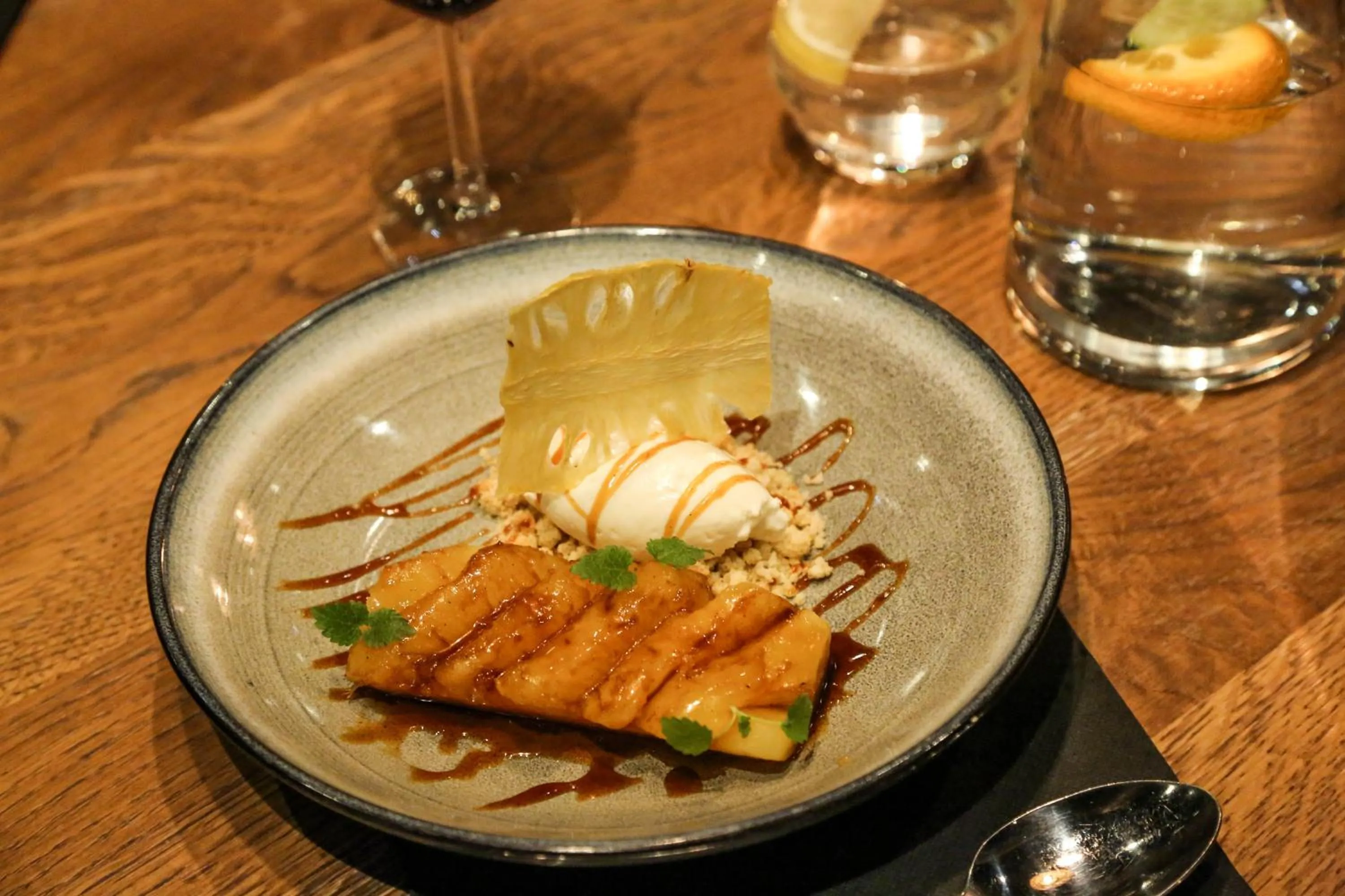 Food close-up in Hotel Du Lac