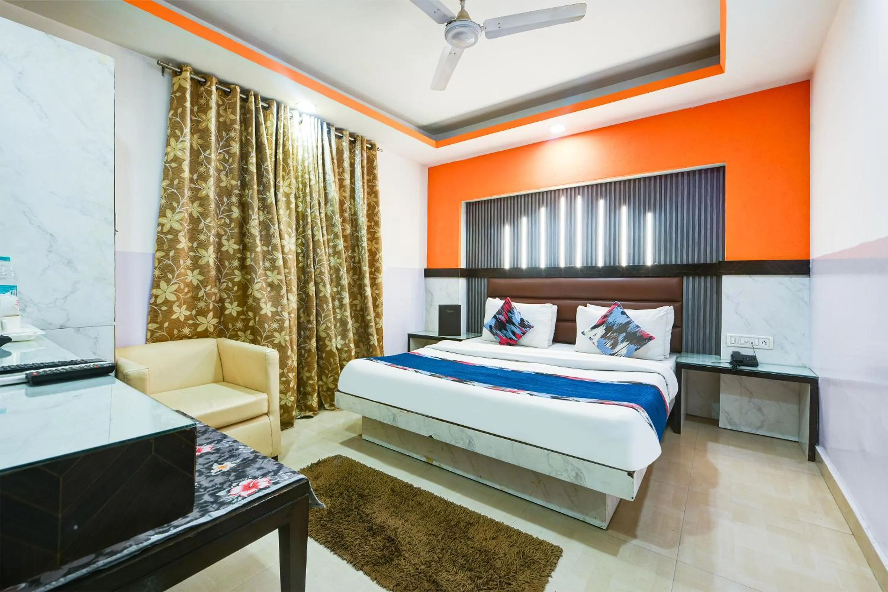 Bedroom, Bed in Hotel Shri Vinayak in City Centre at New Delhi Railway Station-By RCG Hotels