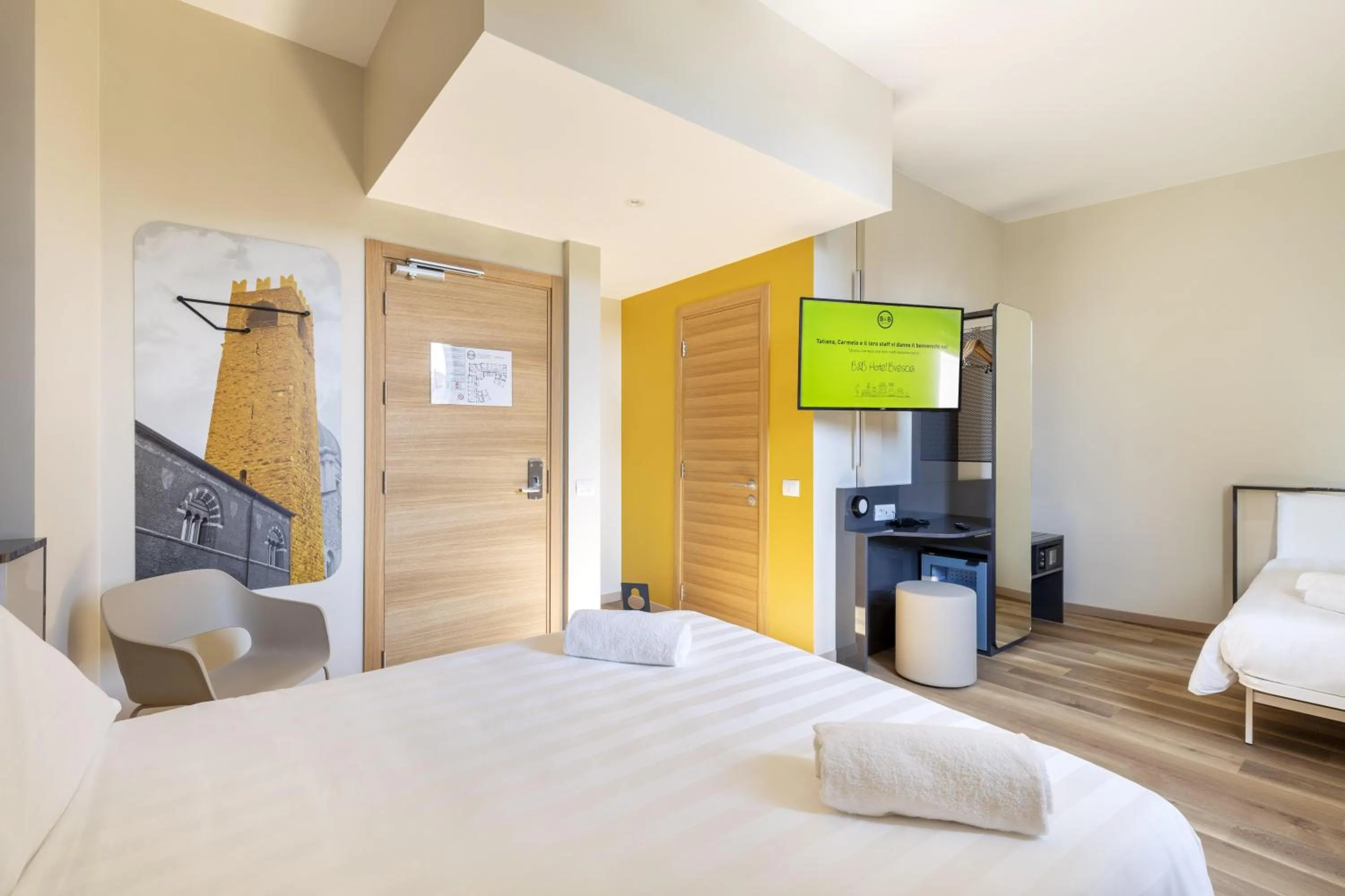 Photo of the whole room, Bed in B&B Hotel Brescia