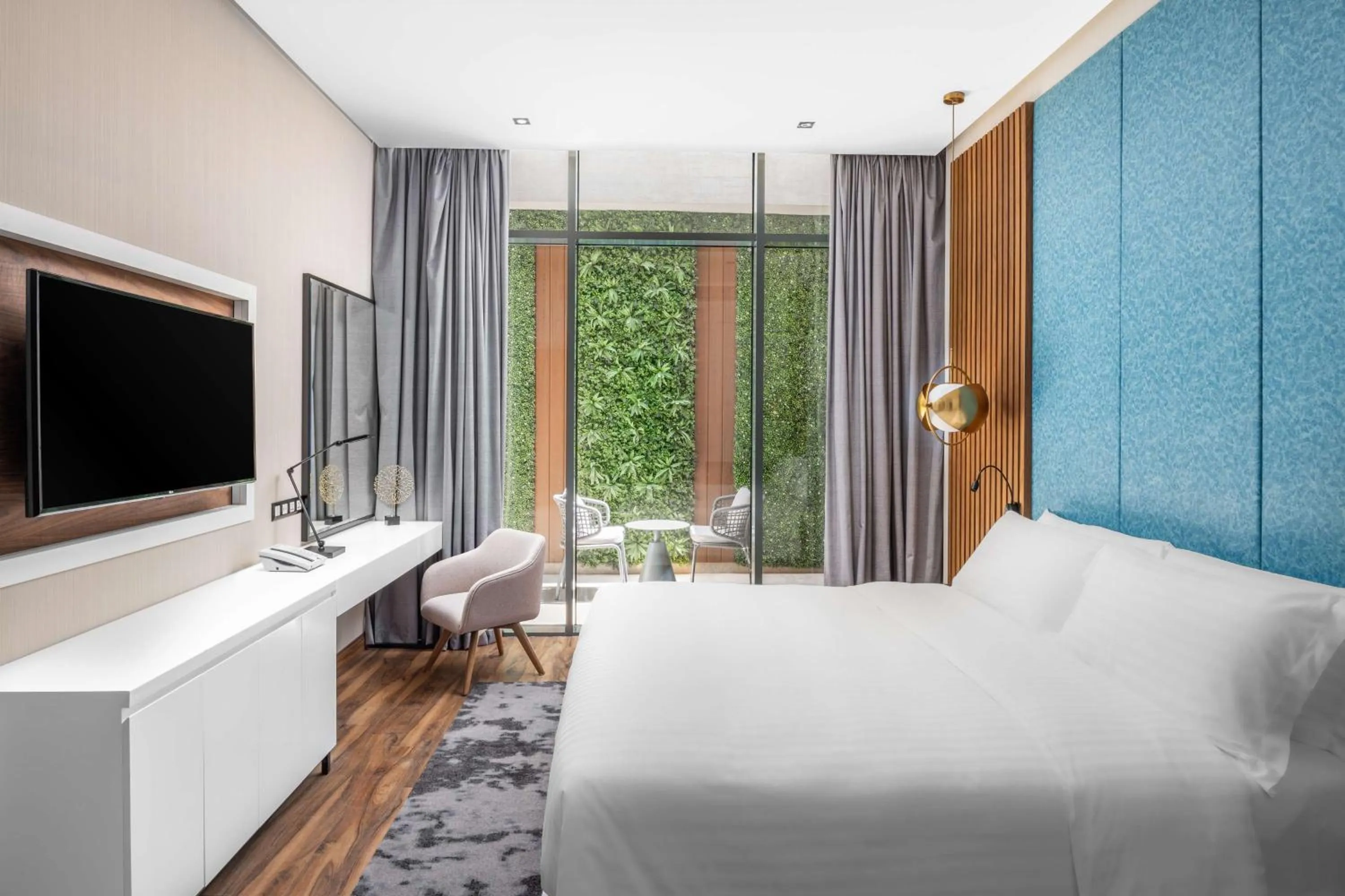 Bed in Radisson Blu Hotel Riyadh Qurtuba