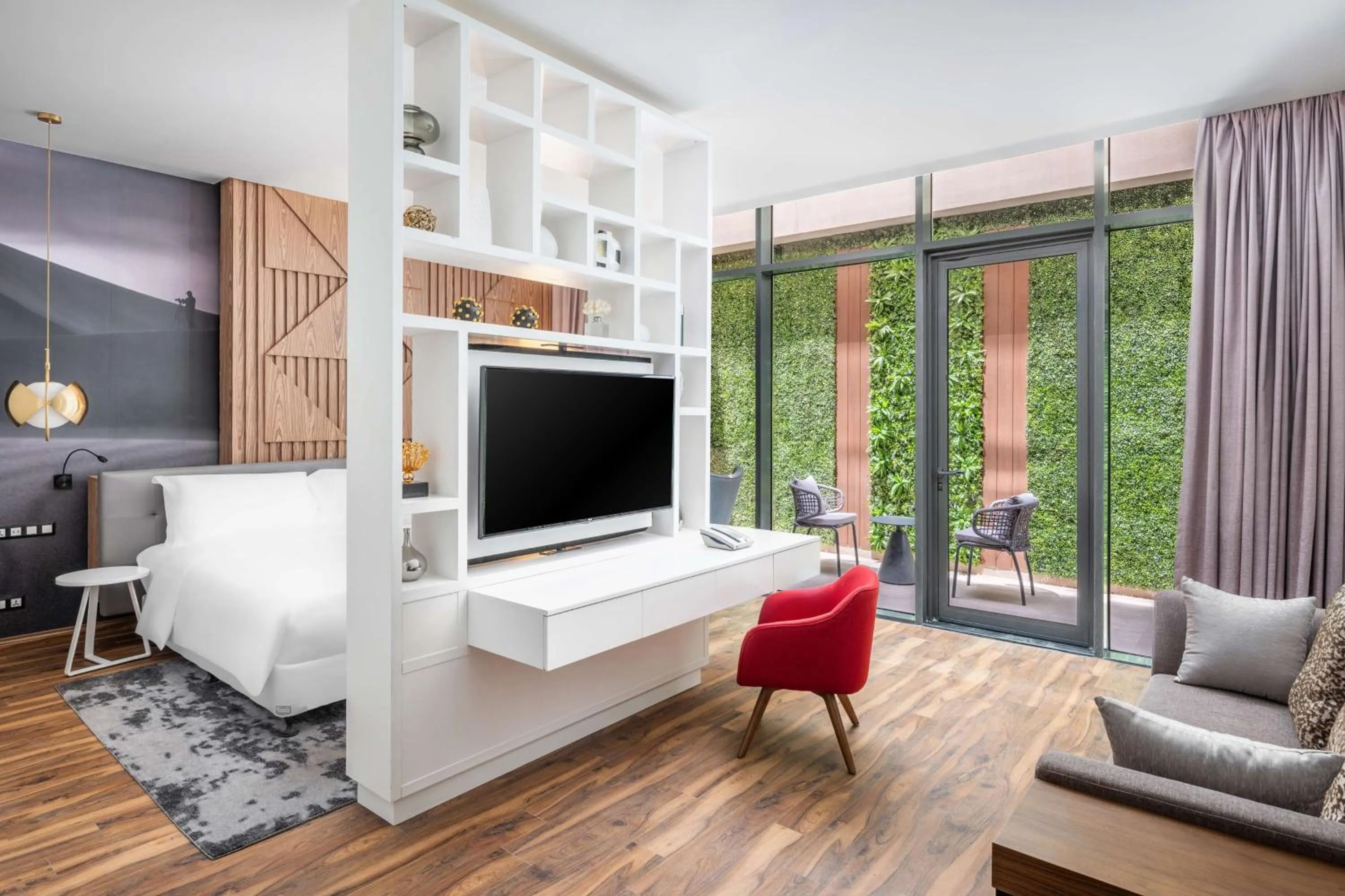 Patio in Radisson Blu Hotel Riyadh Qurtuba