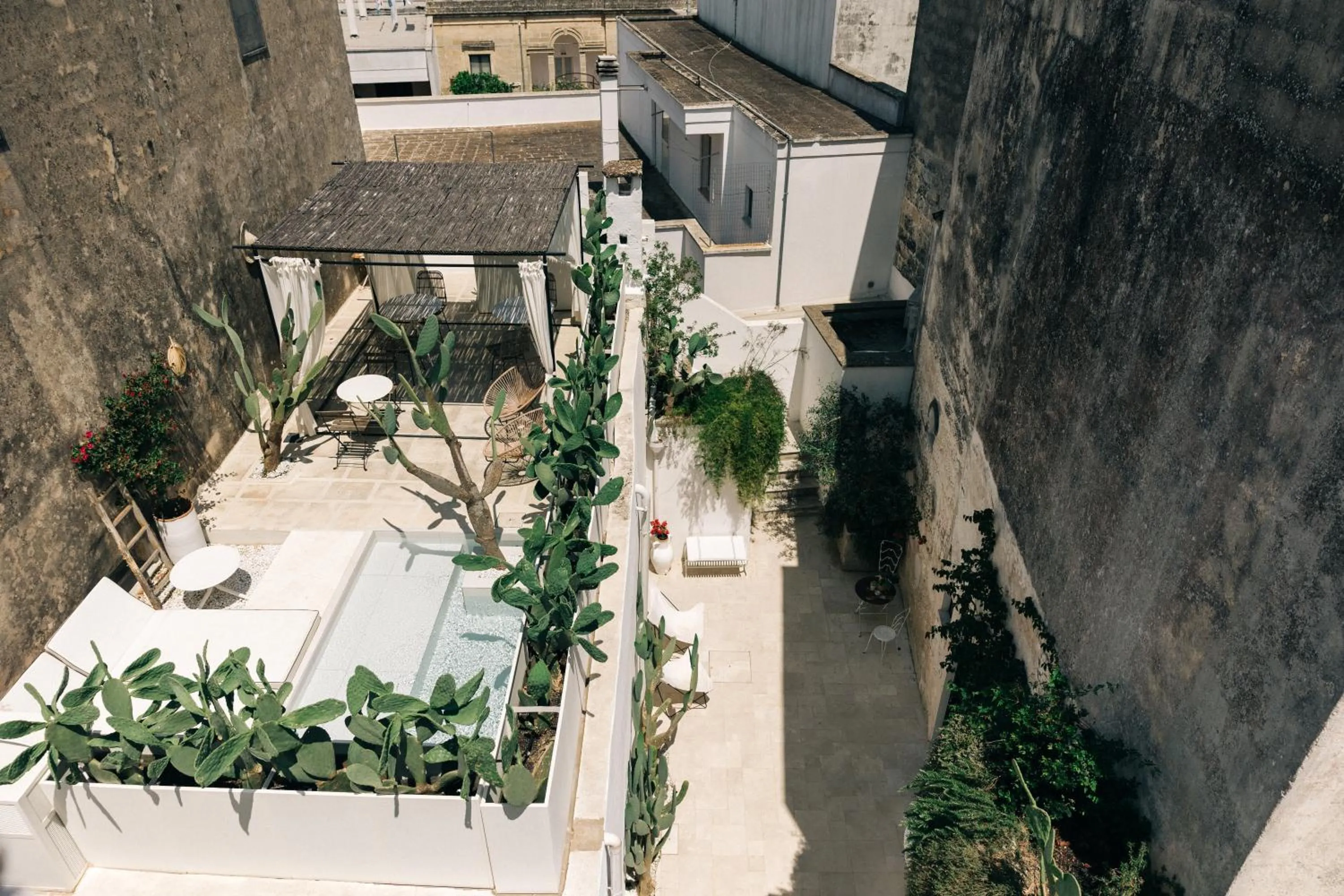 Bird's eye view in Corte Manfredi